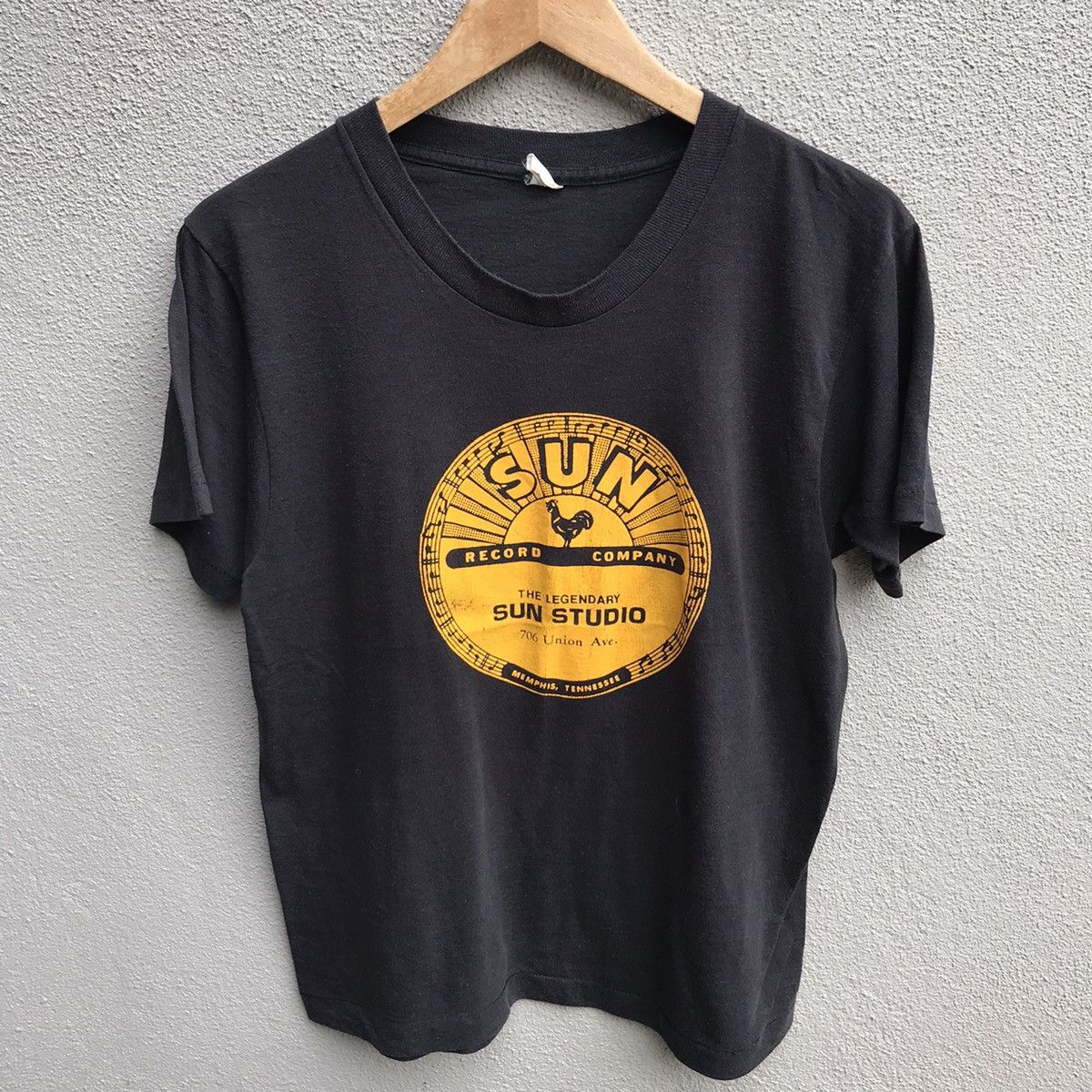 Band Tees Vintage 80s SUN RECORDS tee elvis presley Size US M / EU 48-50 / 2 - 2 Thumbnail