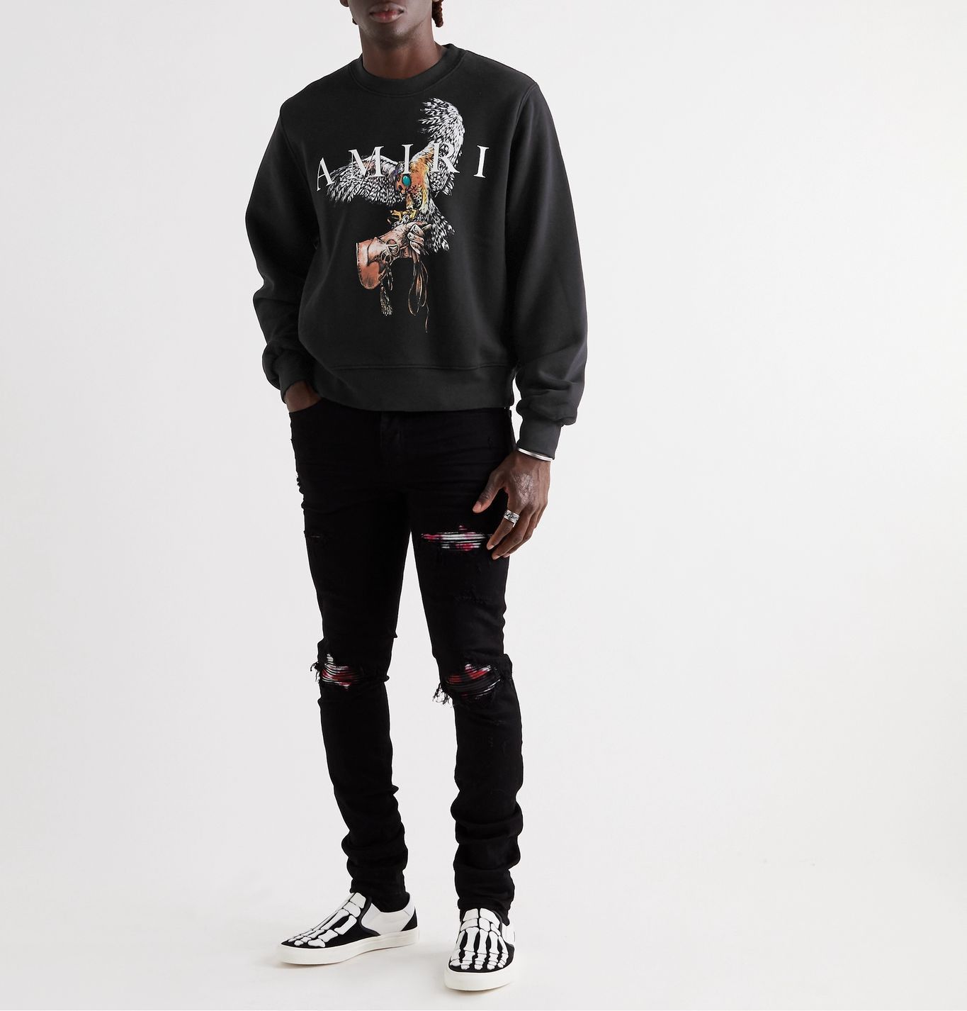 Amiri falcon sweatshirt sale