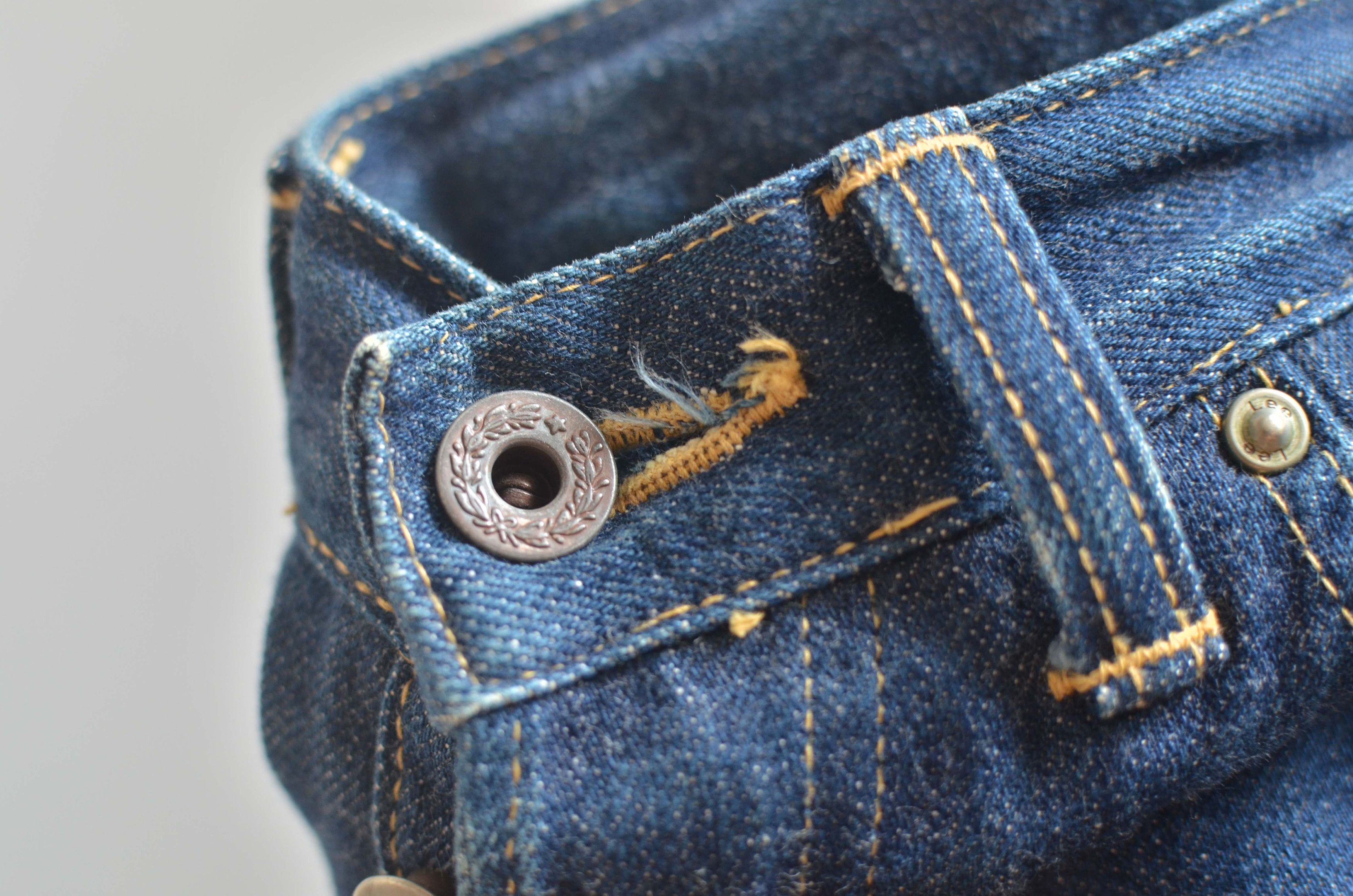 Lee × Vintage LEE UNION MADE LOT 2101 SELVEDGE DENIM 1942 WW2 VERSION Size US 30 / EU 46 - 4 Thumbnail