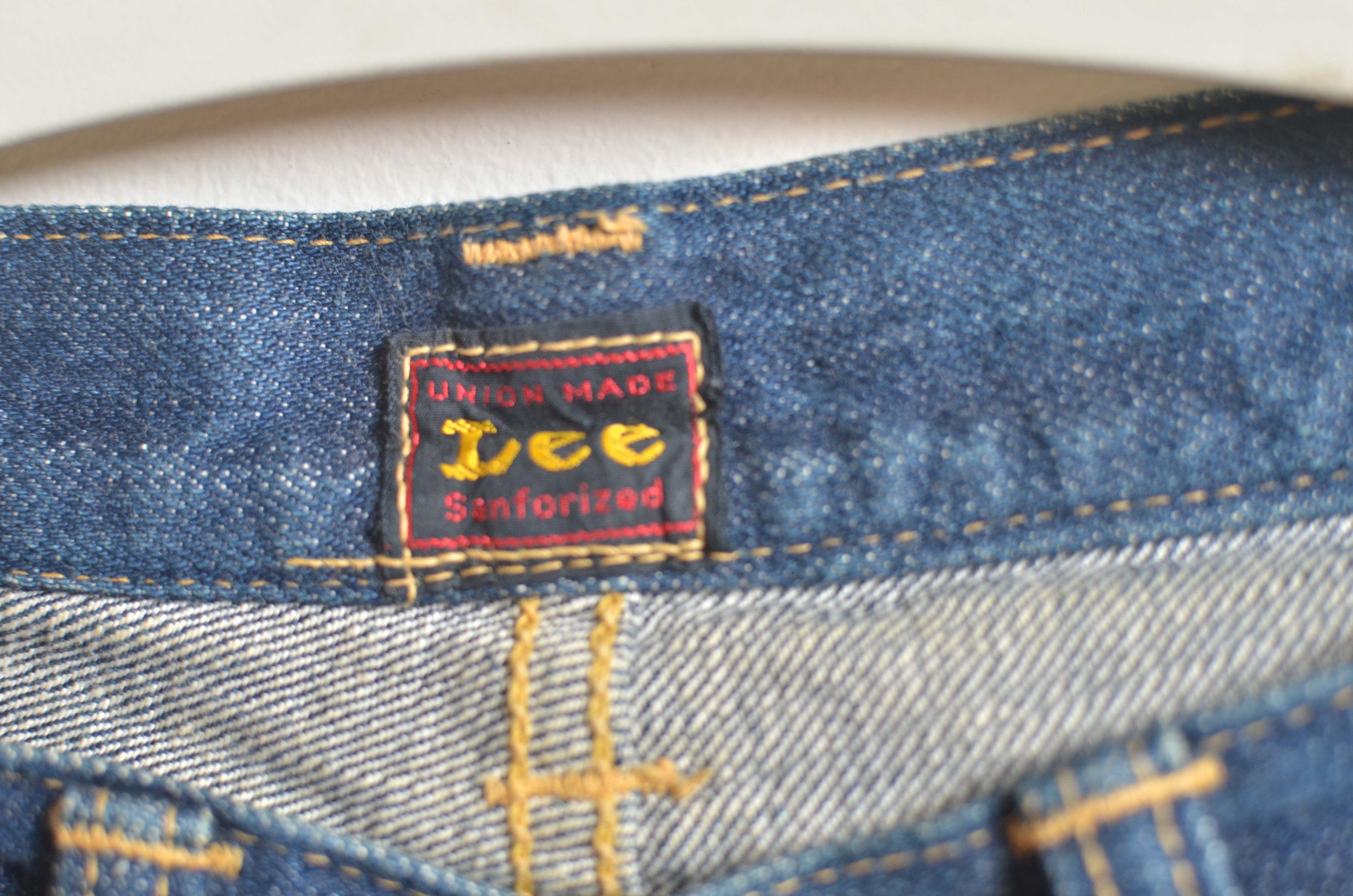 Lee × Vintage LEE UNION MADE LOT 2101 SELVEDGE DENIM 1942 WW2 VERSION Size US 30 / EU 46 - 7 Thumbnail