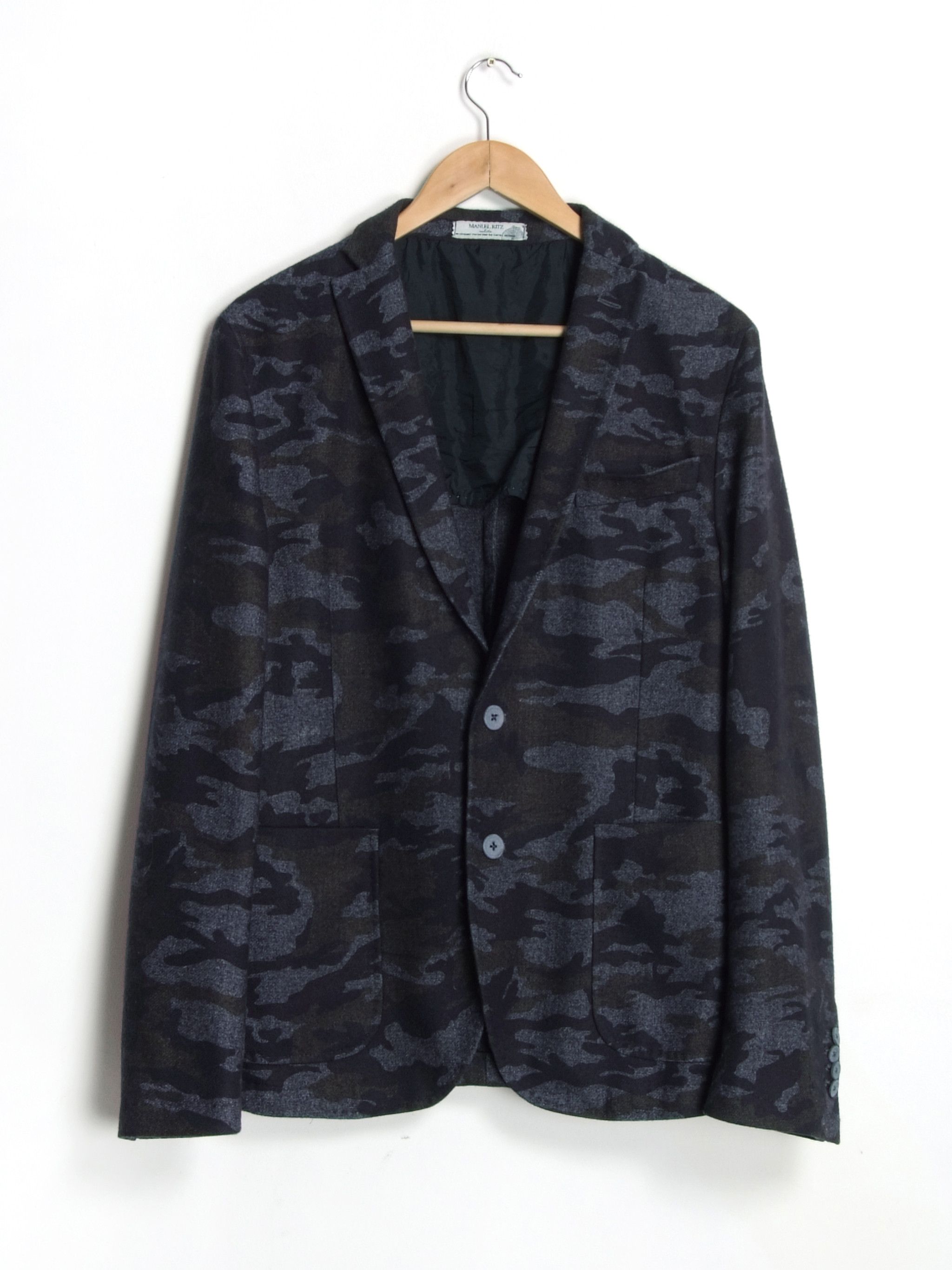 Acne Studios × Our Legacy Manuel Ritz Camouflage Pattern Wool Blazer Size 40R - 2 Thumbnail