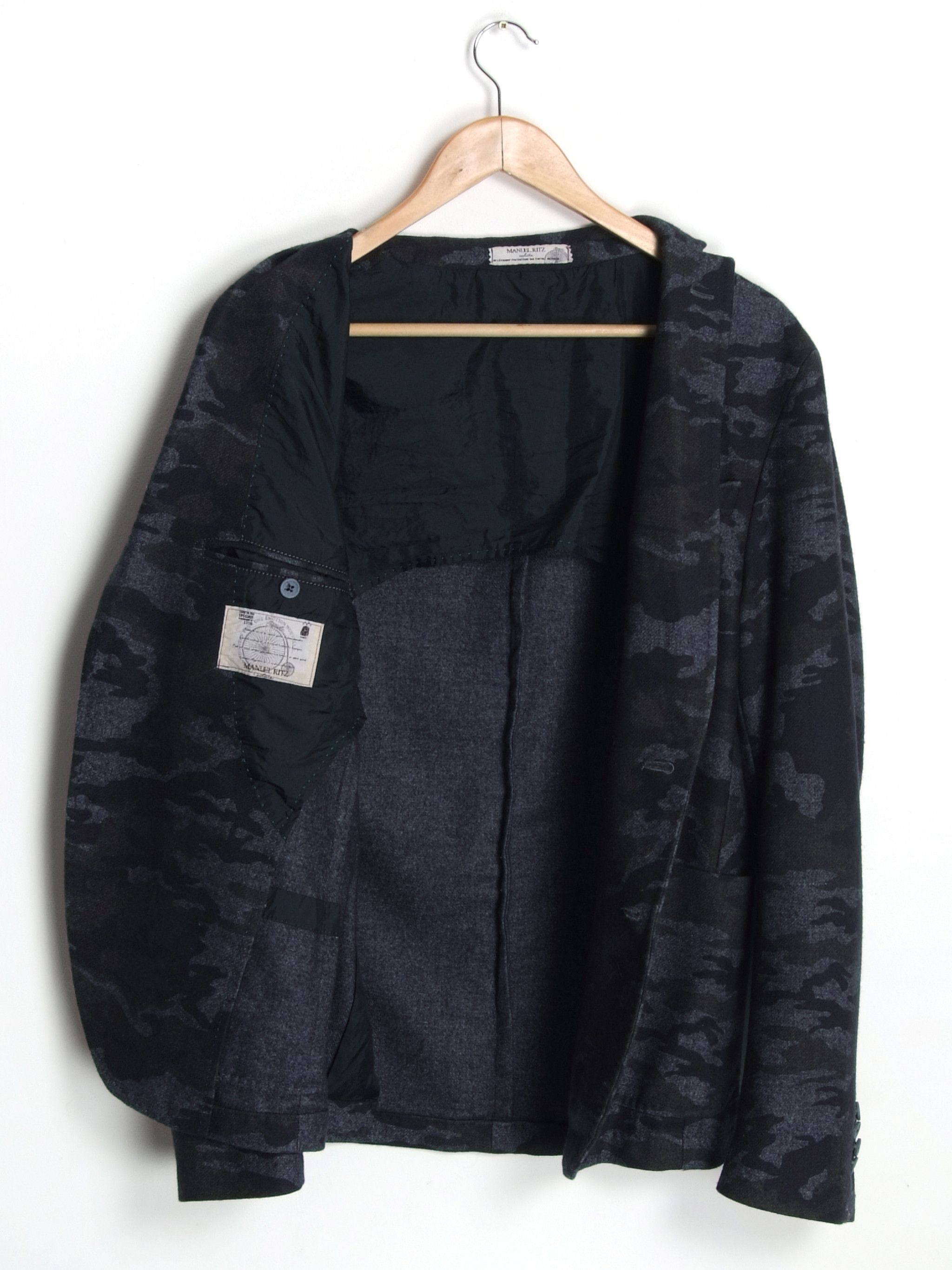 Acne Studios × Our Legacy Manuel Ritz Camouflage Pattern Wool Blazer Size 40R - 4 Thumbnail