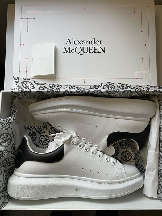 Alexander McQueen Oversized White Black Men's - 553680WHGP59061 - US