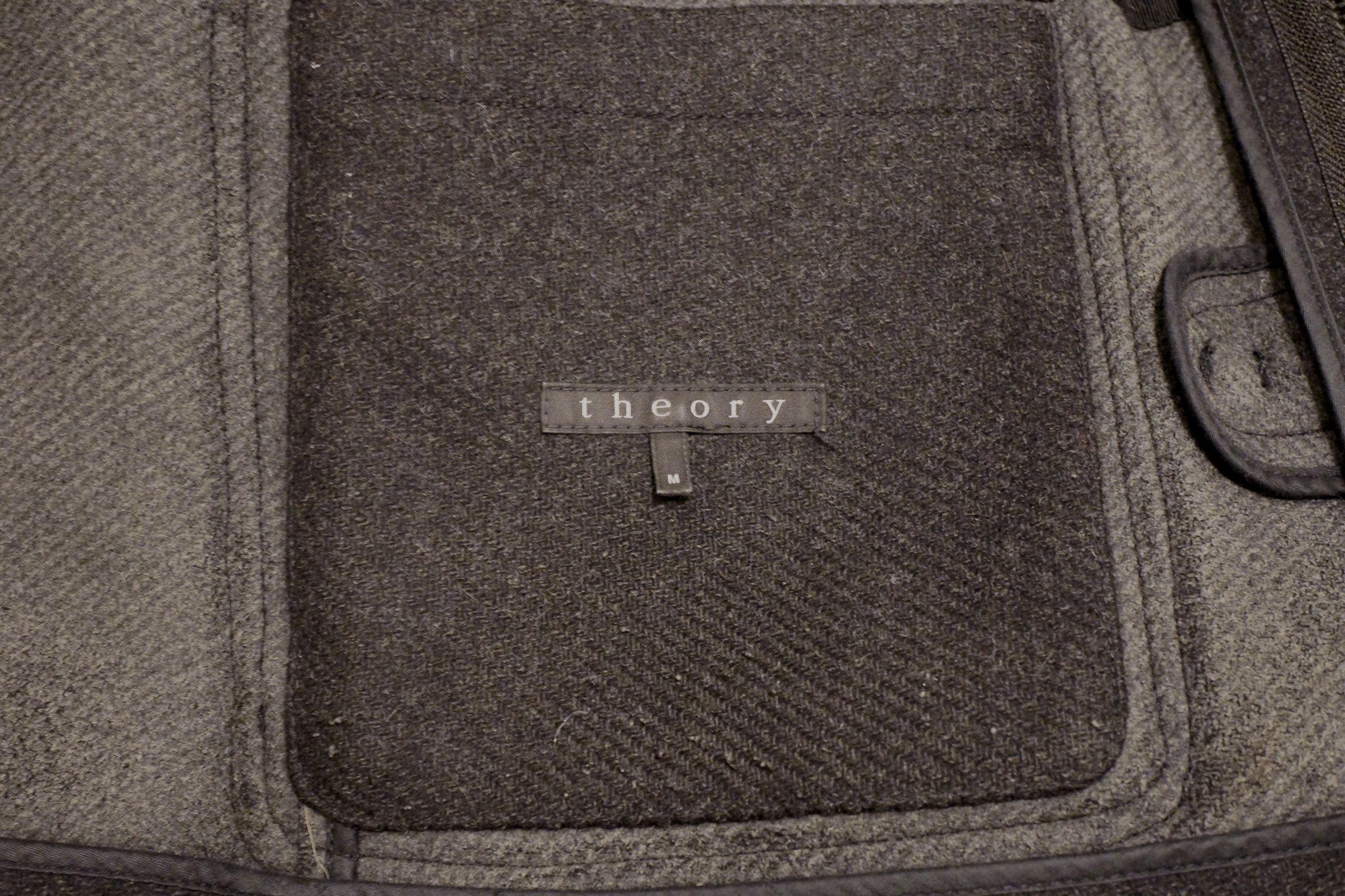 Theory Charcoal Wool Hooded Duffle Size US M / EU 48-50 / 2 - 4 Thumbnail