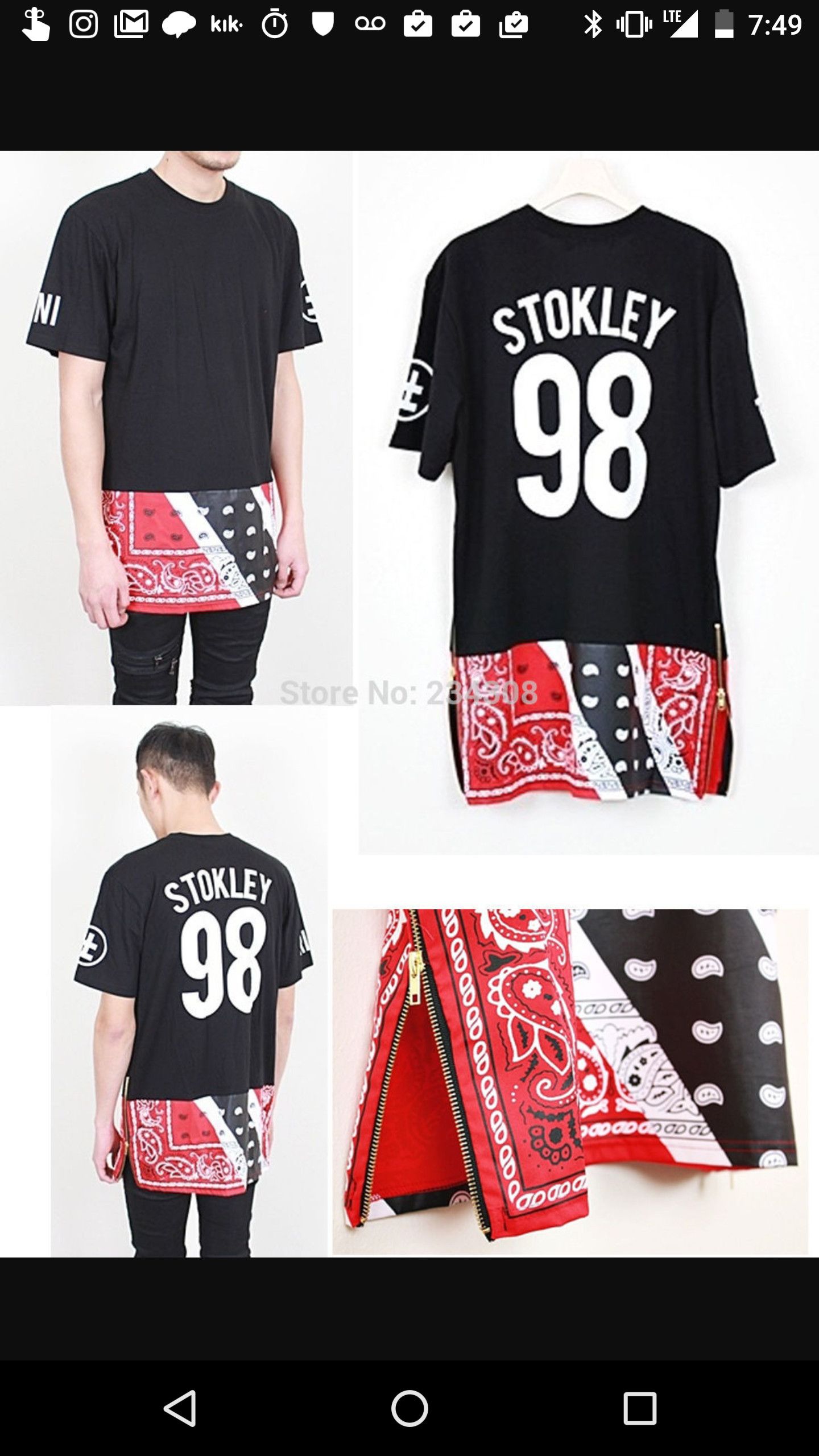 Other Extended Stokley Tee Size US L / EU 52-54 / 3 - 5 Thumbnail
