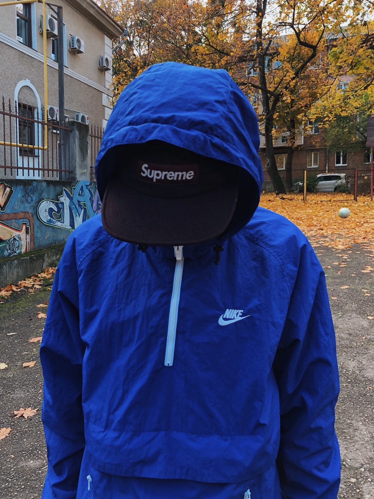 Nike Nike Nylon Anorak Jacket Size US M / EU 48-50 / 2 - 2 Thumbnail