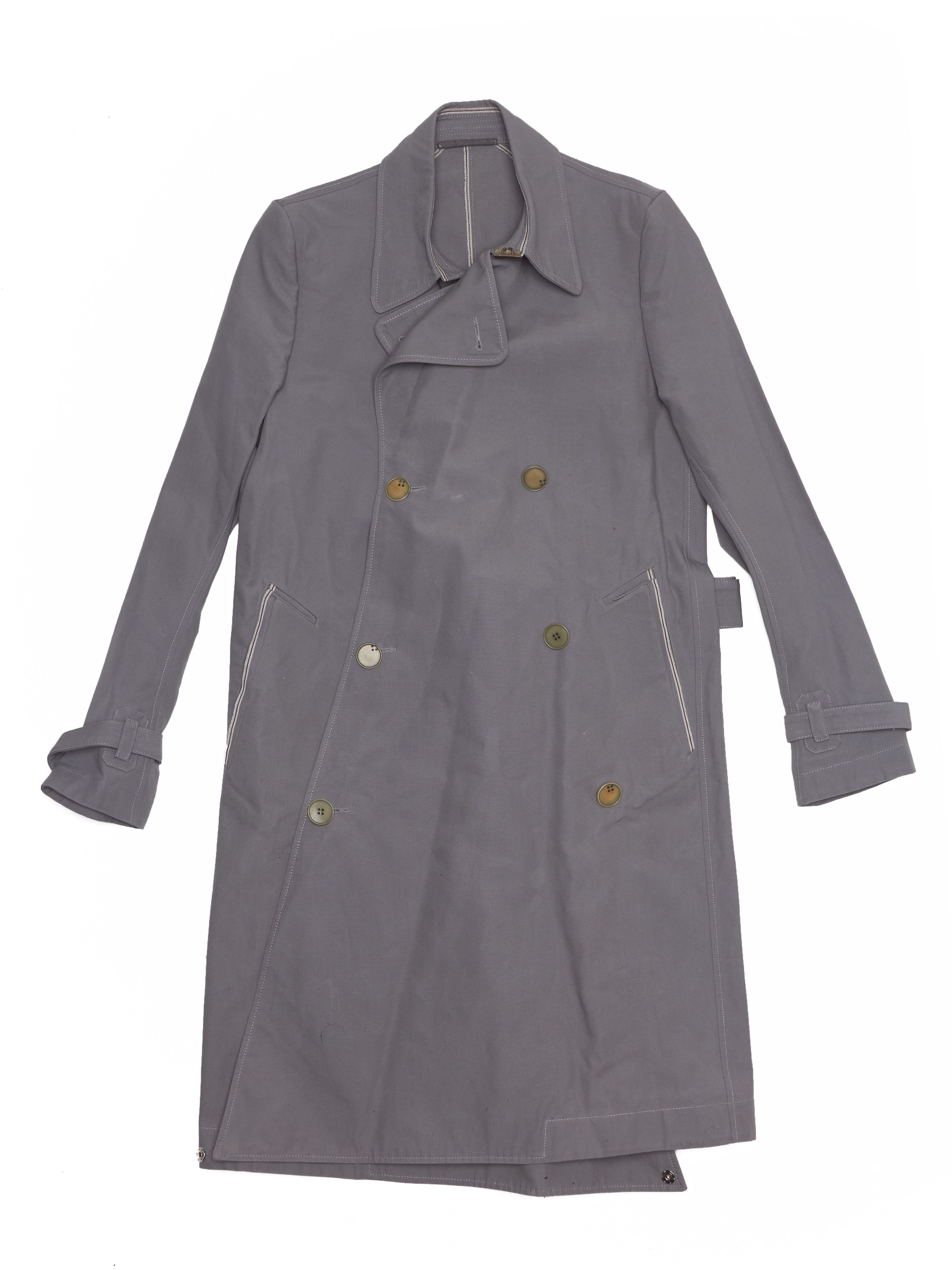 Carol Christian Poell Double Breasted Cotton Coat OM/2565SE COP-EDGE/6 ...