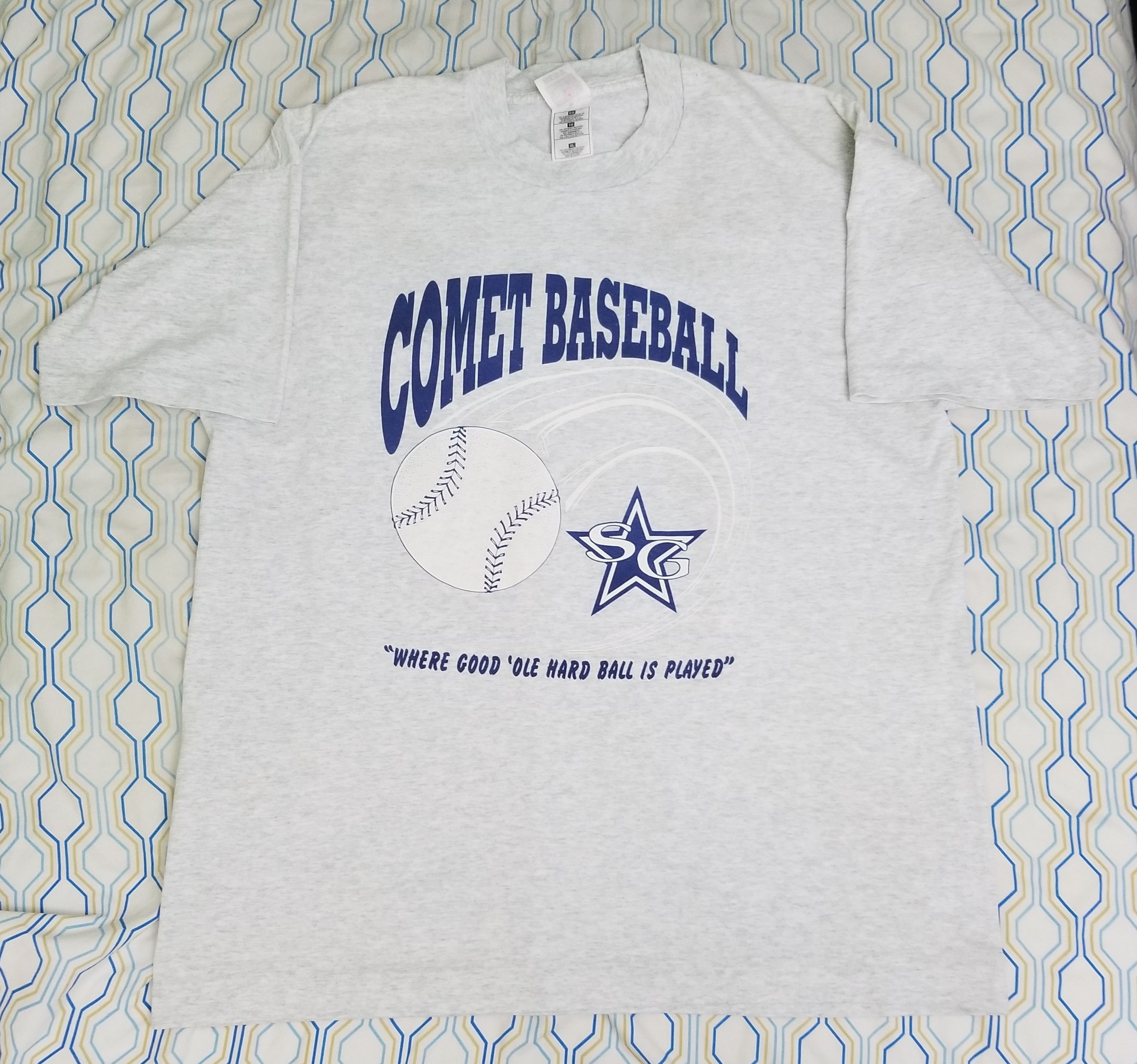 Vintage Vintage 90s Baseball Stadium Homerun T Shirt Sports Comet Size US XL / EU 56 / 4 - 2 Preview