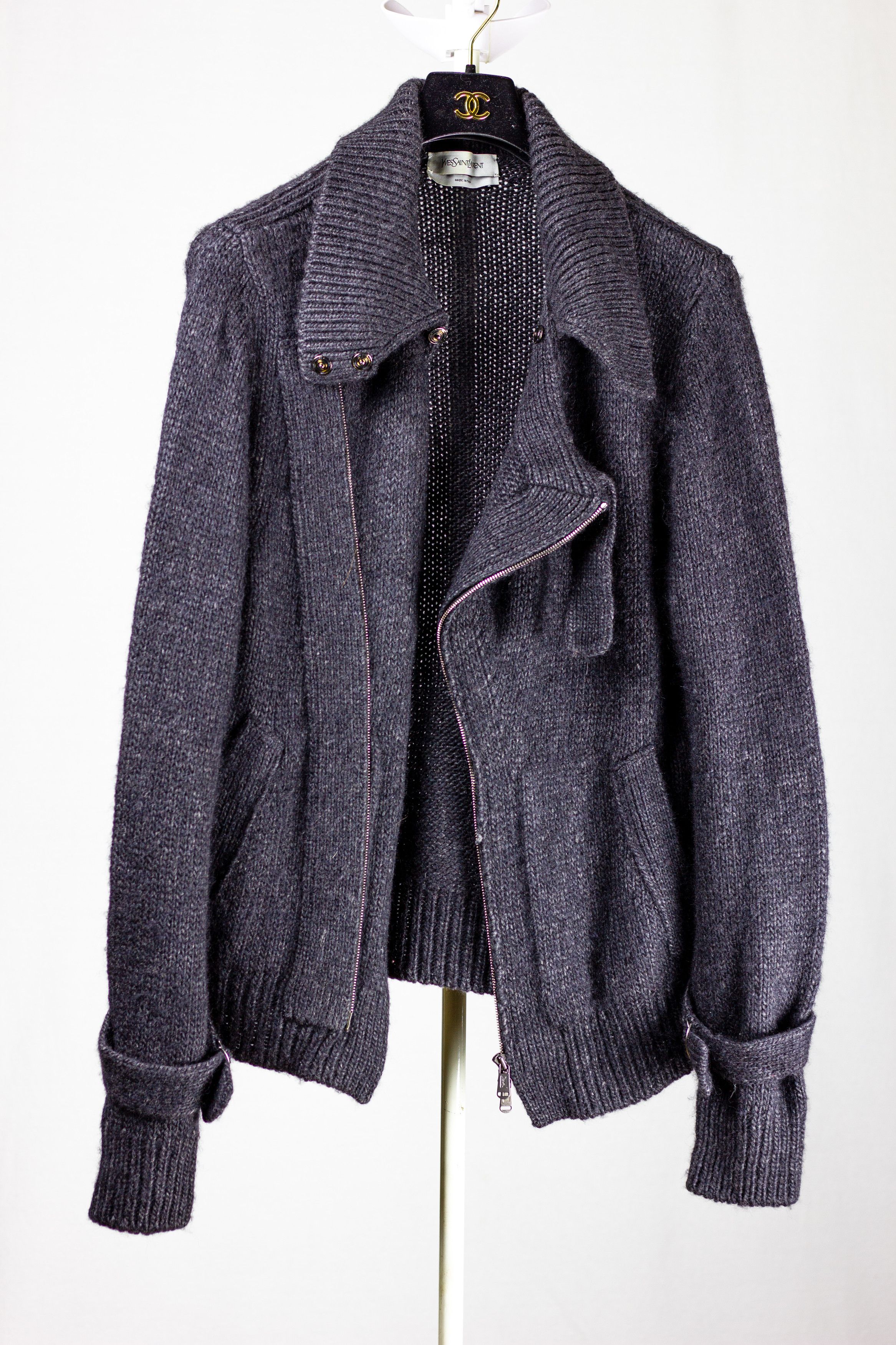 Saint Laurent Paris Yves Saint Laurent Mohair Alpaca Sweater Jumper Size US L / EU 52-54 / 3 - 1 Thumbnail