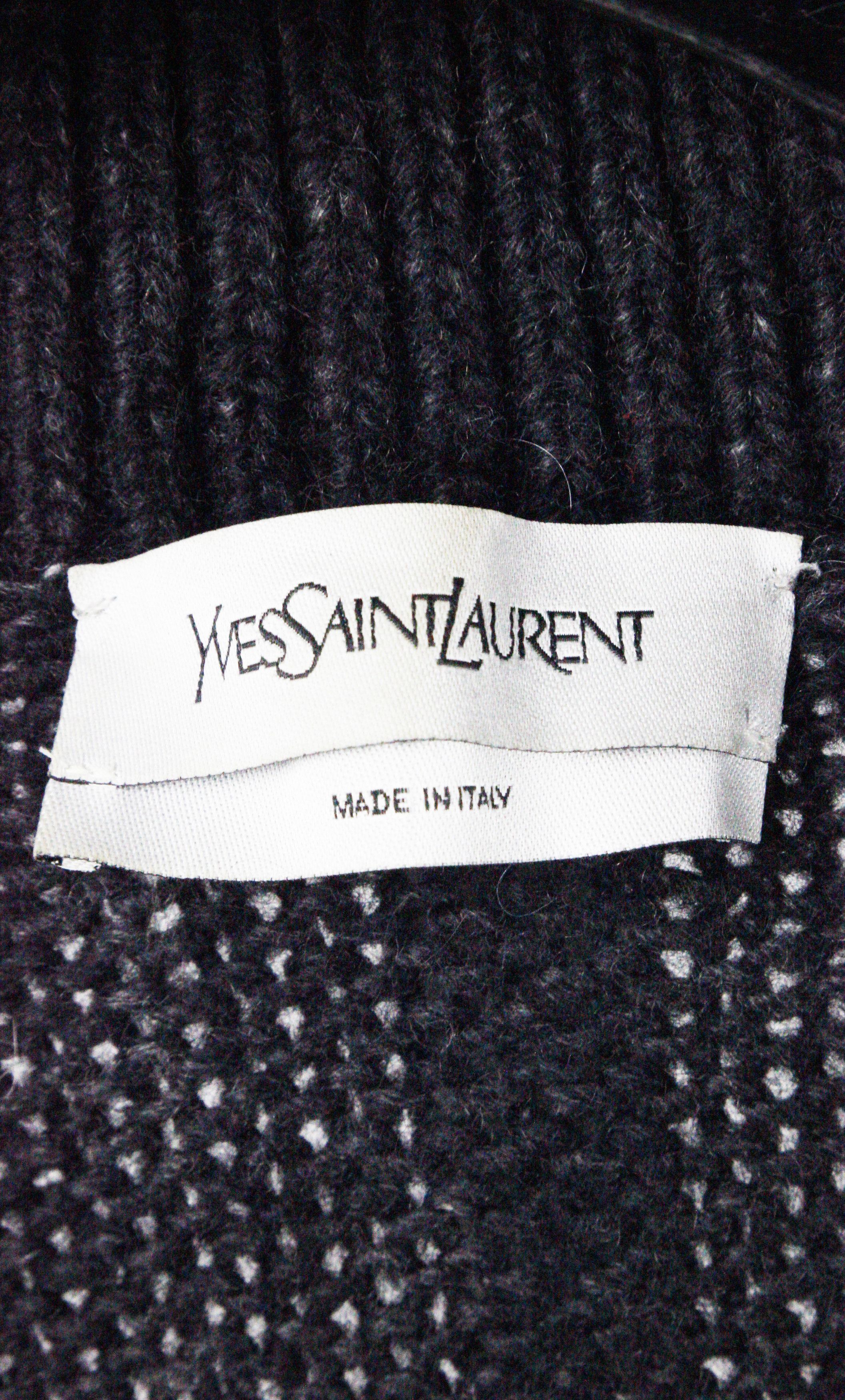 Saint Laurent Paris Yves Saint Laurent Mohair Alpaca Sweater Jumper Size US L / EU 52-54 / 3 - 6 Thumbnail