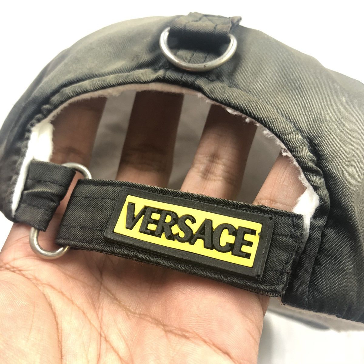 Versace Vintage Thrashed Versace Intensive Cap Size ONE SIZE - 13 Thumbnail