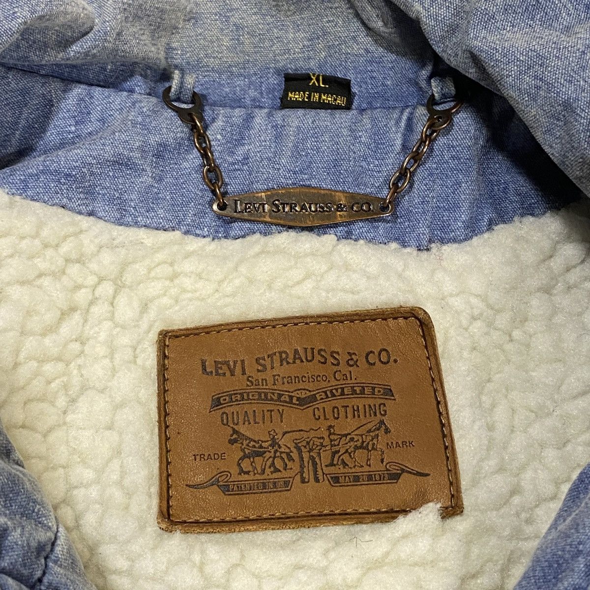 Levi's × Vintage 90’s Levi’s Sherpa Jacket Size US XL / EU 56 / 4 - 2 Thumbnail