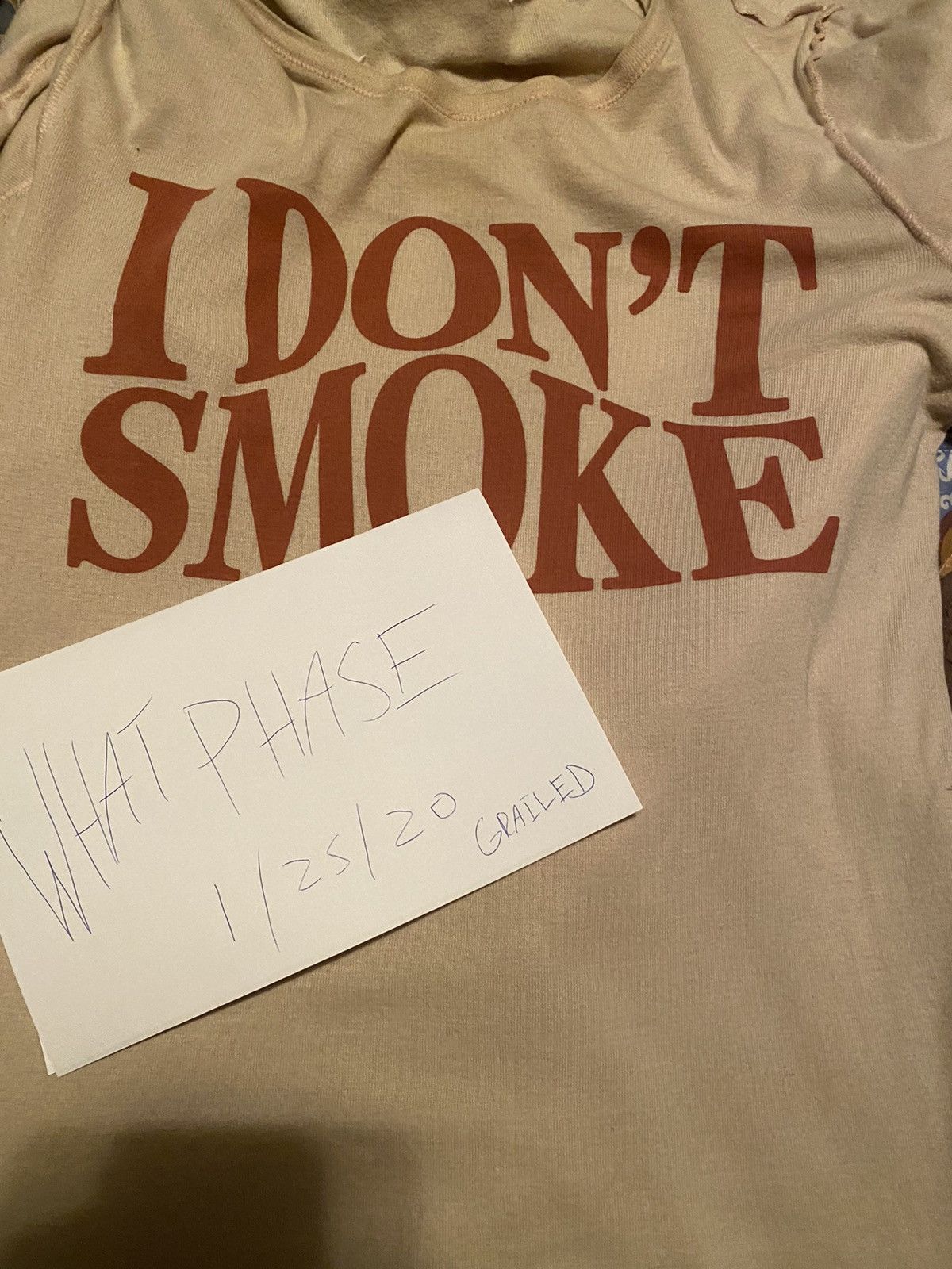 Maison Margiela I Don't Smoke Long Sleeve | Grailed