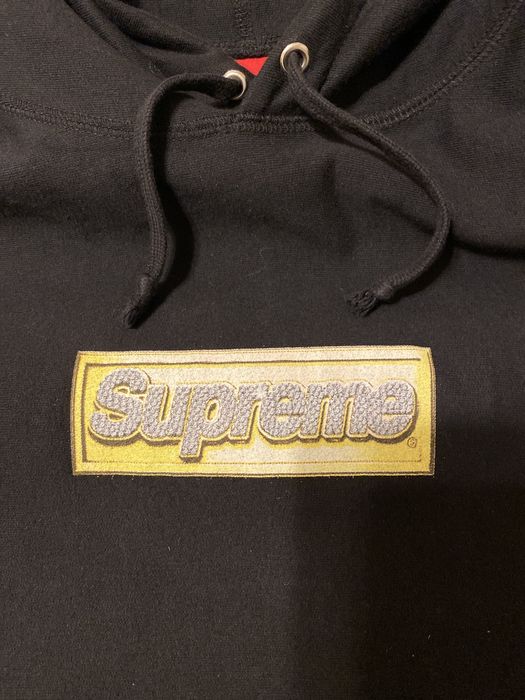 Supreme Bling Box Logo Hooded Sweatshirt Grey 'Gris', DoctorawwadShops