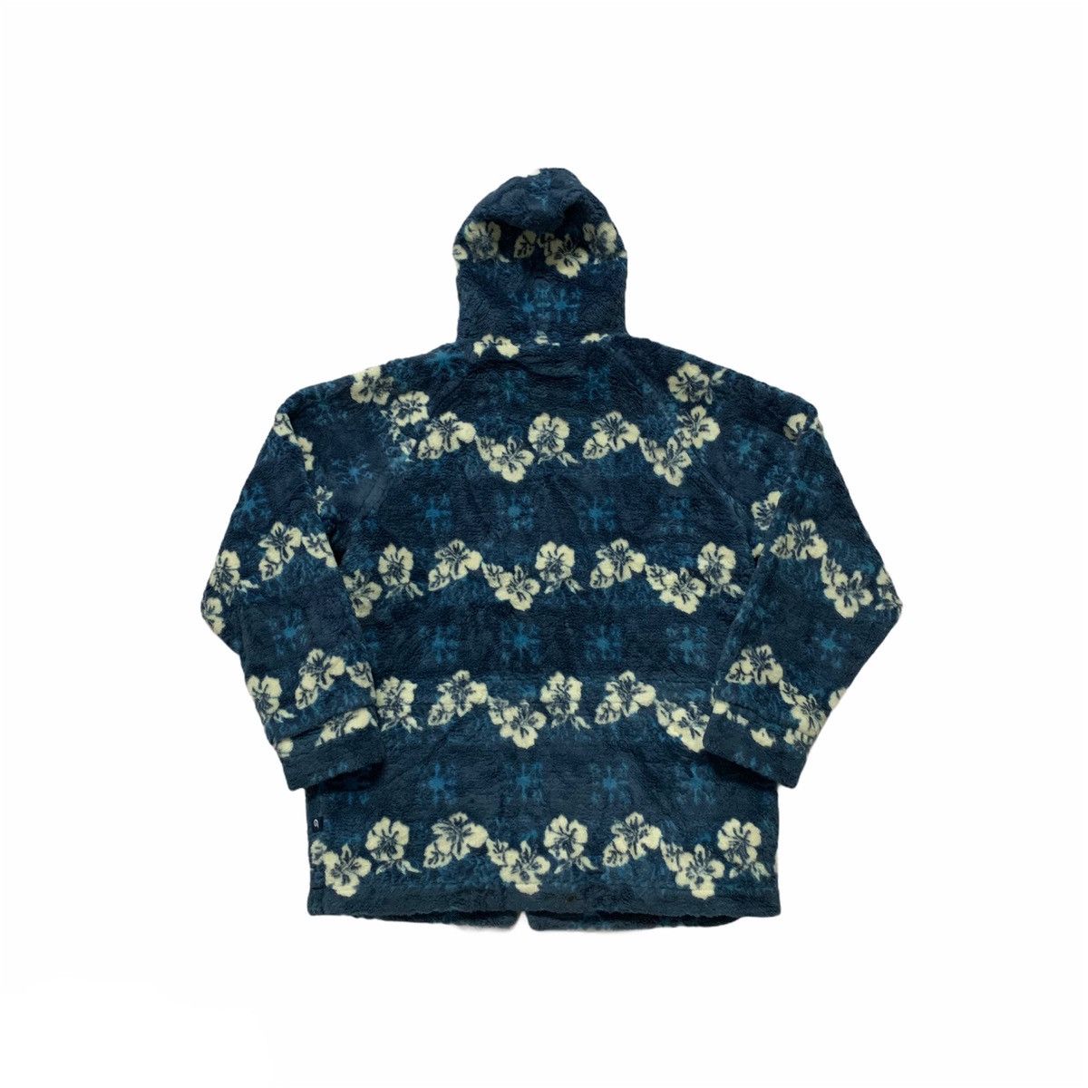 Japanese Brand Vintage Piko Surf board Flora Sherpa Fleece Hooded Jacket Size US L / EU 52-54 / 3 - 2 Thumbnail