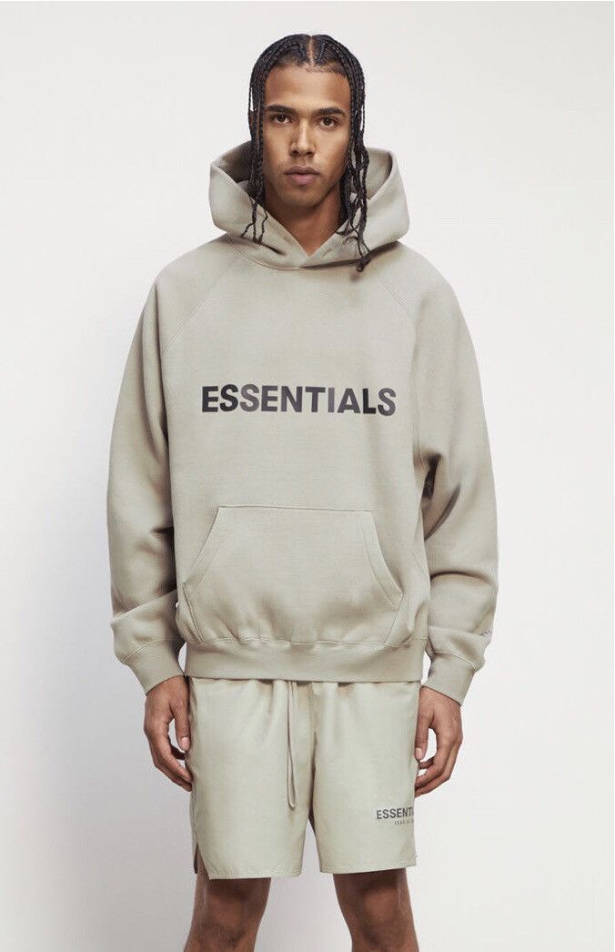 Fog essentials hoodie moss sale