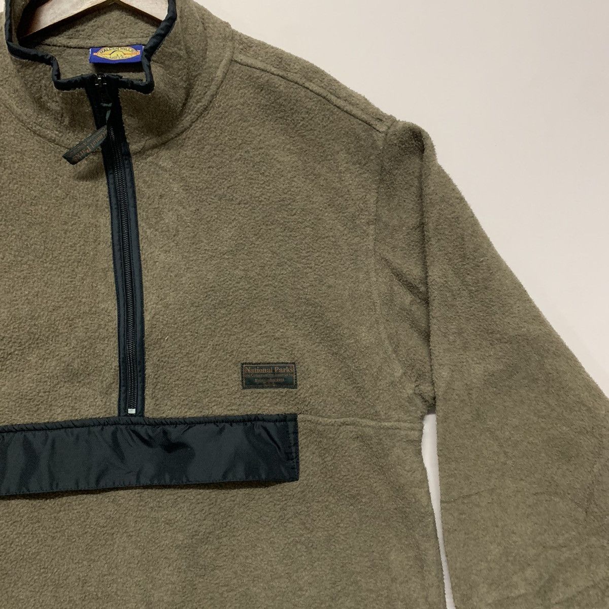 Japanese Brand × Vintage Vintage Malden Mills Brand Half Quarter Zip Wind Jacket Size US M / EU 48-50 / 2 - 2 Thumbnail