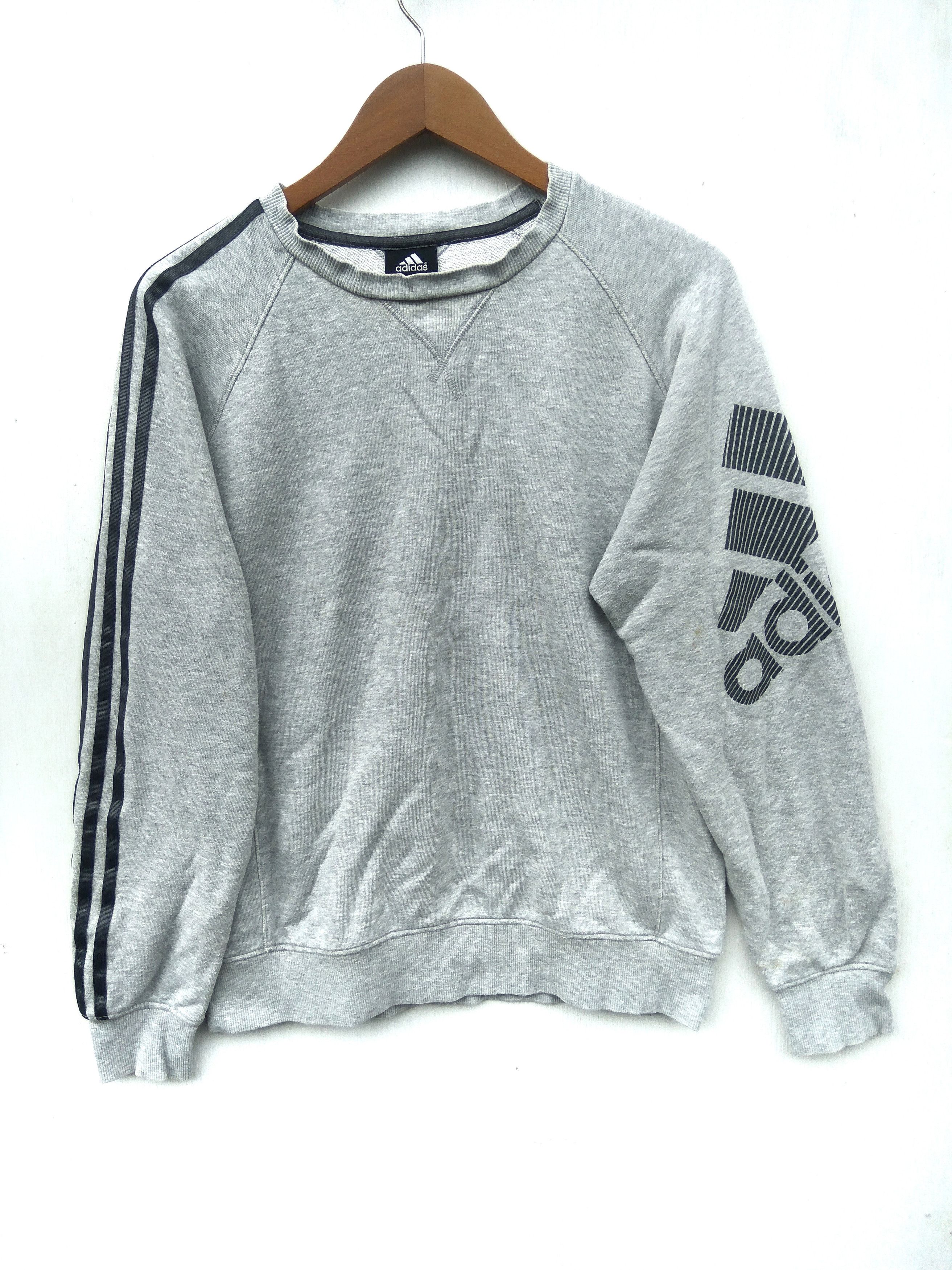 Adidas Vintage Adidas Sweatshirt Big Logo Size US M / EU 48-50 / 2 - 1 Thumbnail