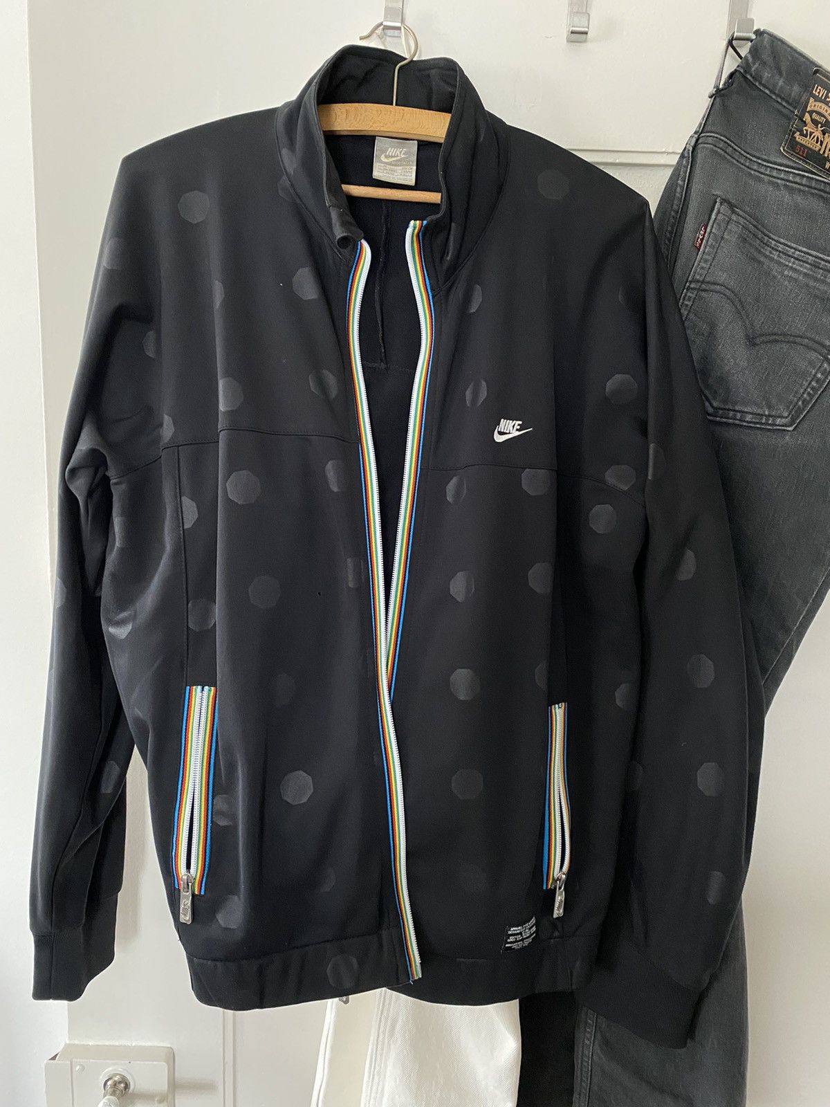 Nike track jacket polka dots rainbow limited edition vintage Size US M / EU 48-50 / 2 - 1 Thumbnail