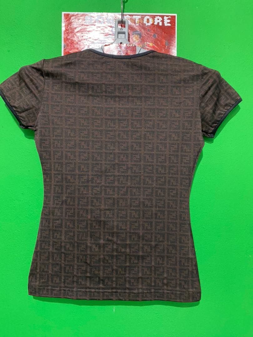 Fendi Authentic Fendi Monogram T shirt Size US XS / EU 42 / 0 - 7 Thumbnail