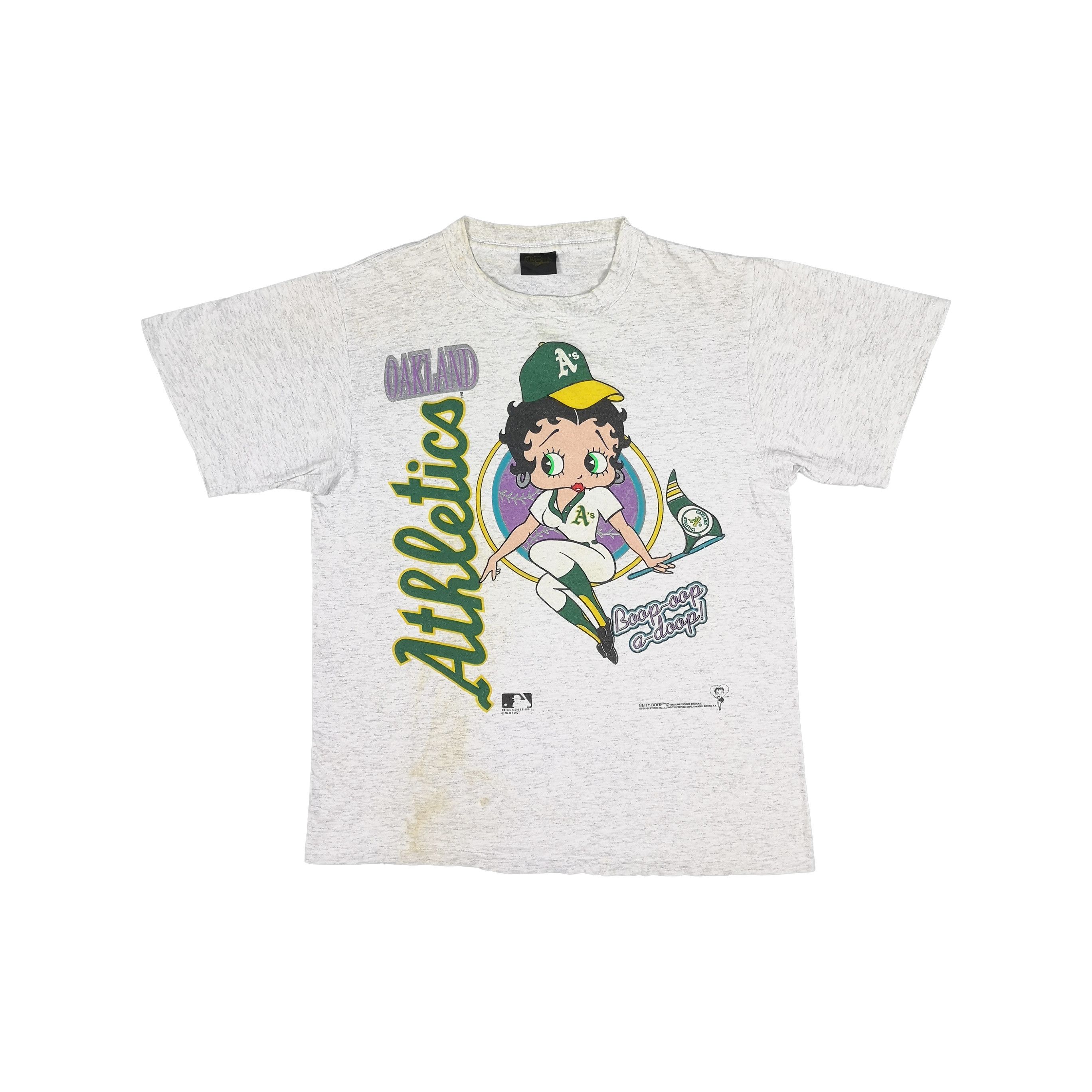 Gildan, Shirts, Vintage Mlb Oakland Athletics Betty Boop Shirt Oakland  Athletics Shirt Mlb Wor