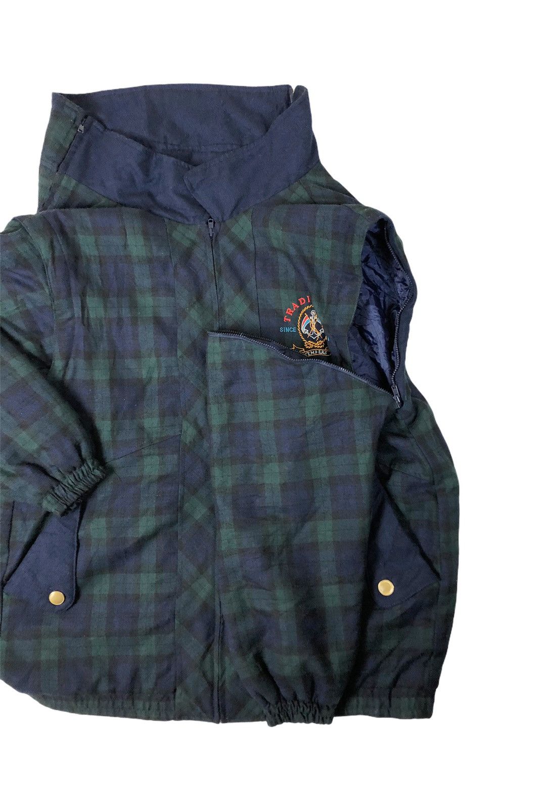 Japanese Brand × Vintage Japan Brand Rose Dream Bear Club Plaid Oversized Jacket Size US XL / EU 56 / 4 - 8 Thumbnail
