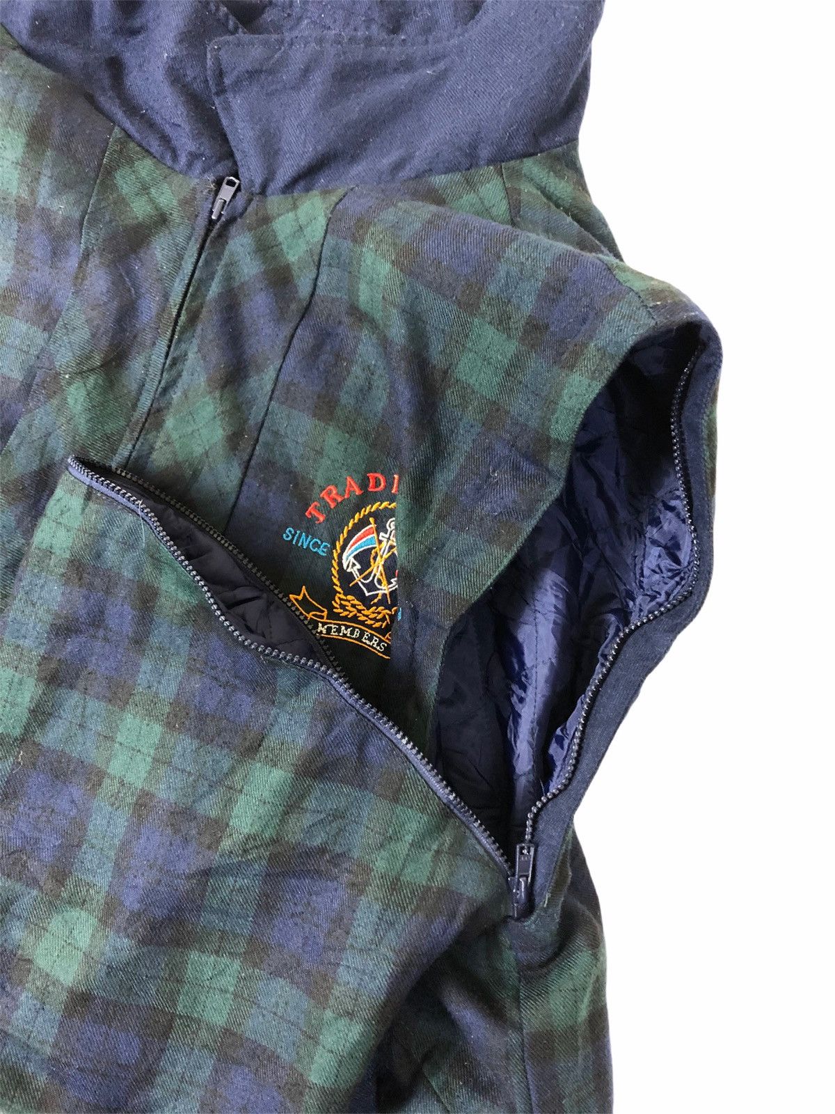 Japanese Brand × Vintage Japan Brand Rose Dream Bear Club Plaid Oversized Jacket Size US XL / EU 56 / 4 - 9 Thumbnail