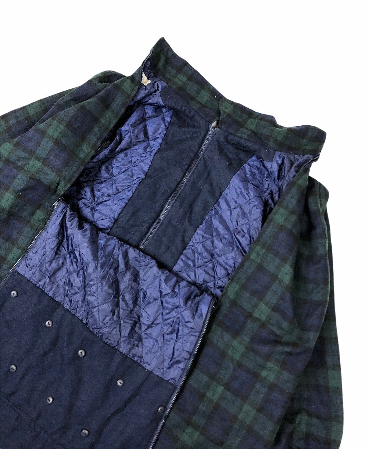 Japanese Brand × Vintage Japan Brand Rose Dream Bear Club Plaid Oversized Jacket Size US XL / EU 56 / 4 - 1 Thumbnail