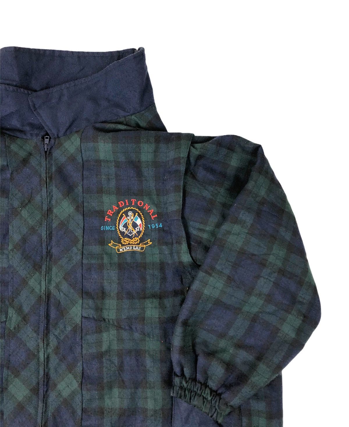 Japanese Brand × Vintage Japan Brand Rose Dream Bear Club Plaid Oversized Jacket Size US XL / EU 56 / 4 - 6 Thumbnail