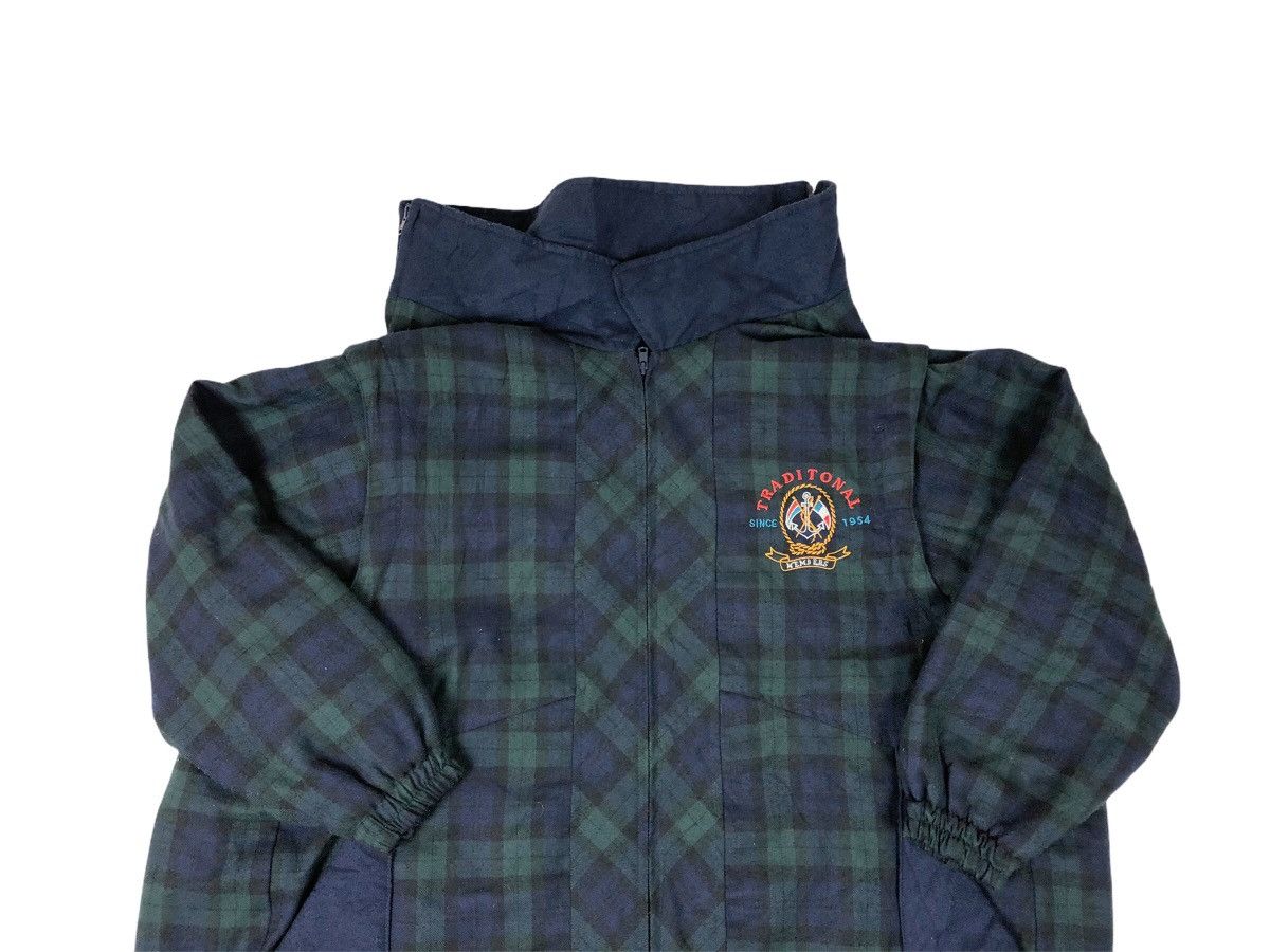 Japanese Brand × Vintage Japan Brand Rose Dream Bear Club Plaid Oversized Jacket Size US XL / EU 56 / 4 - 4 Thumbnail