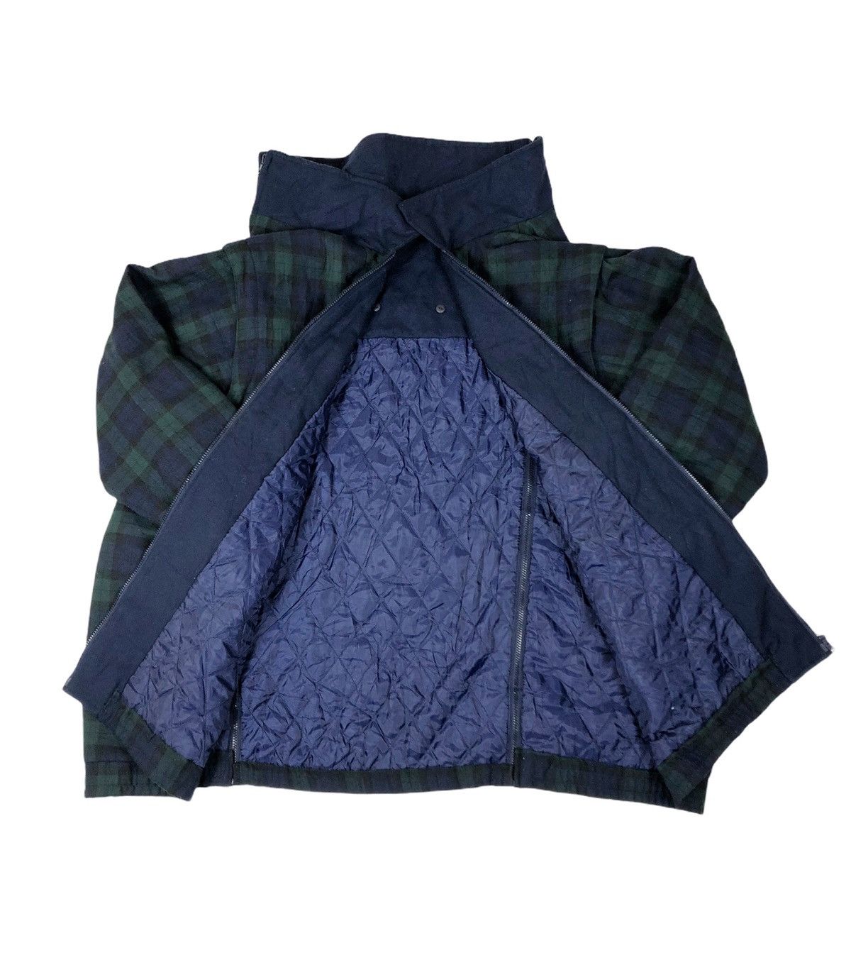 Japanese Brand × Vintage Japan Brand Rose Dream Bear Club Plaid Oversized Jacket Size US XL / EU 56 / 4 - 3 Thumbnail