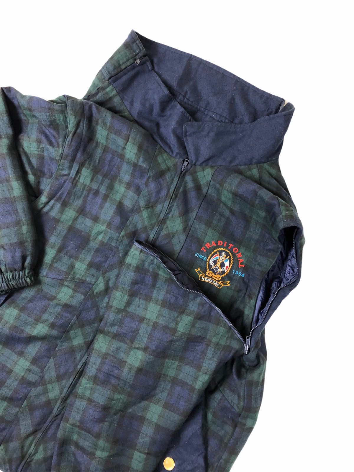 Japanese Brand × Vintage Japan Brand Rose Dream Bear Club Plaid Oversized Jacket Size US XL / EU 56 / 4 - 10 Thumbnail