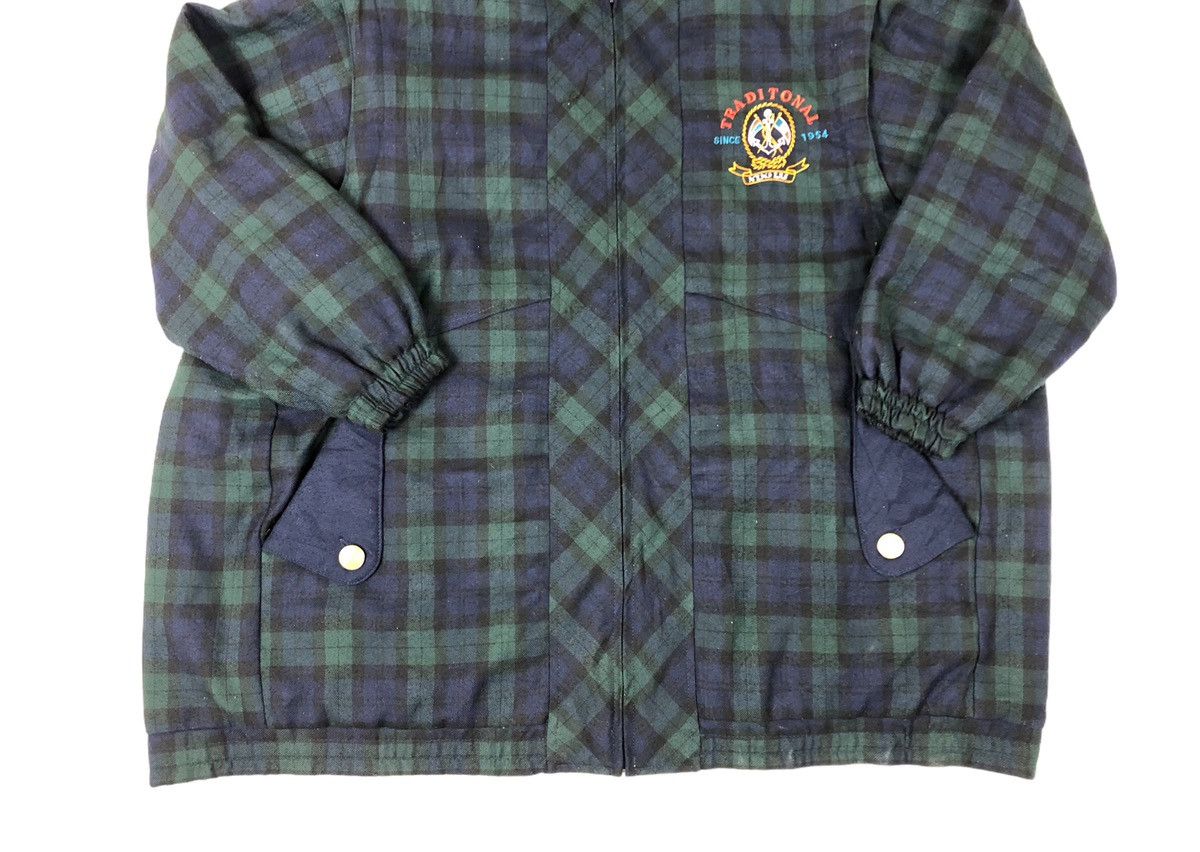 Japanese Brand × Vintage Japan Brand Rose Dream Bear Club Plaid Oversized Jacket Size US XL / EU 56 / 4 - 5 Thumbnail