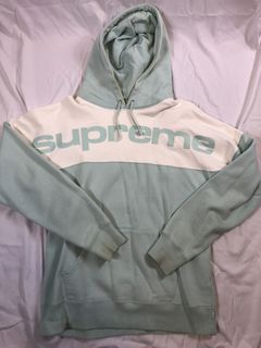 Supreme blocked deals hoodie ice blue