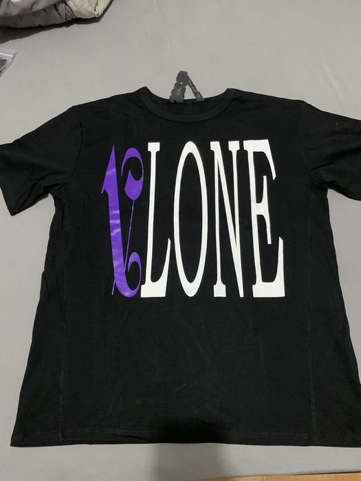 Vlone purple staple top tee