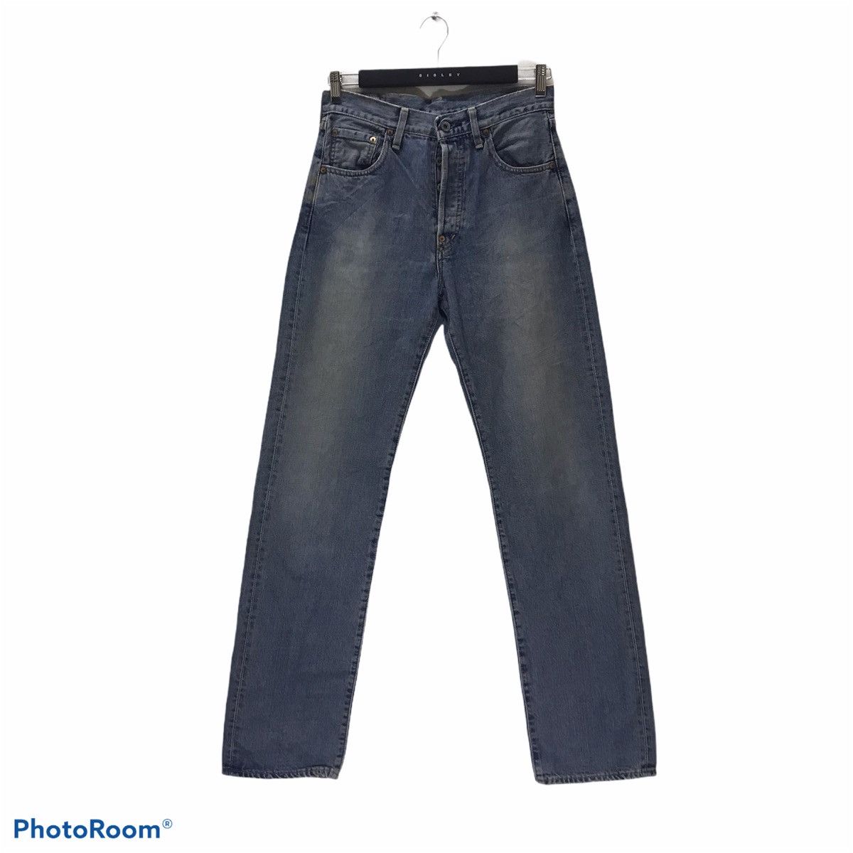 Levi's Vintage Levis Big E 702xx Denim Selvedge Jeans Buckle Size US 29 - 3 Thumbnail