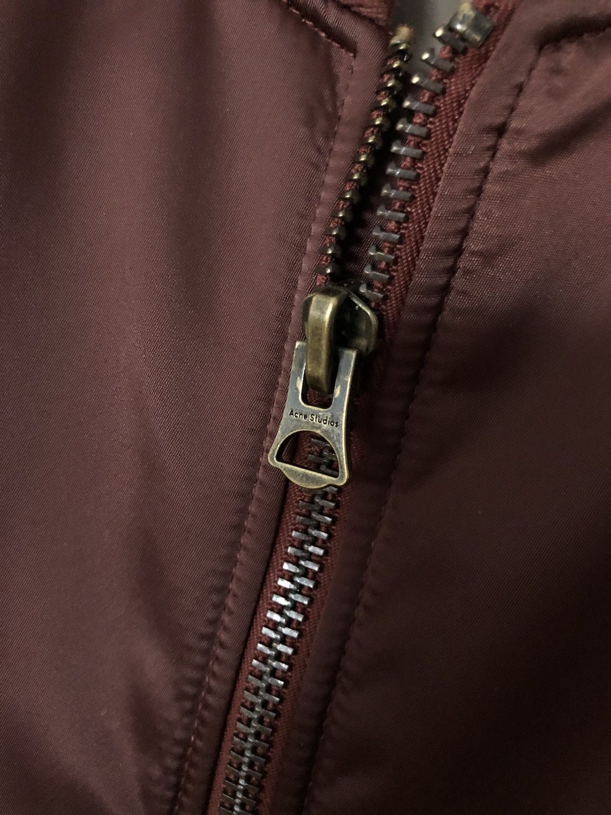 Acne Studios Acne Studios Burgundy Selo Bomber Size US M / EU 48-50 / 2 - 4 Thumbnail