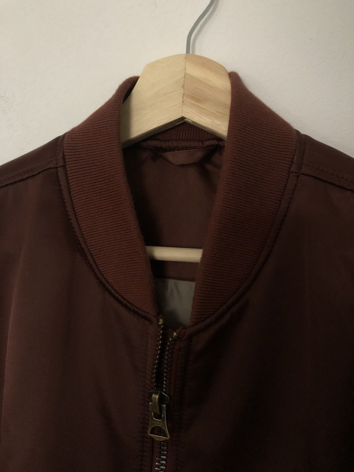 Acne Studios Acne Studios Burgundy Selo Bomber Size US M / EU 48-50 / 2 - 5 Thumbnail
