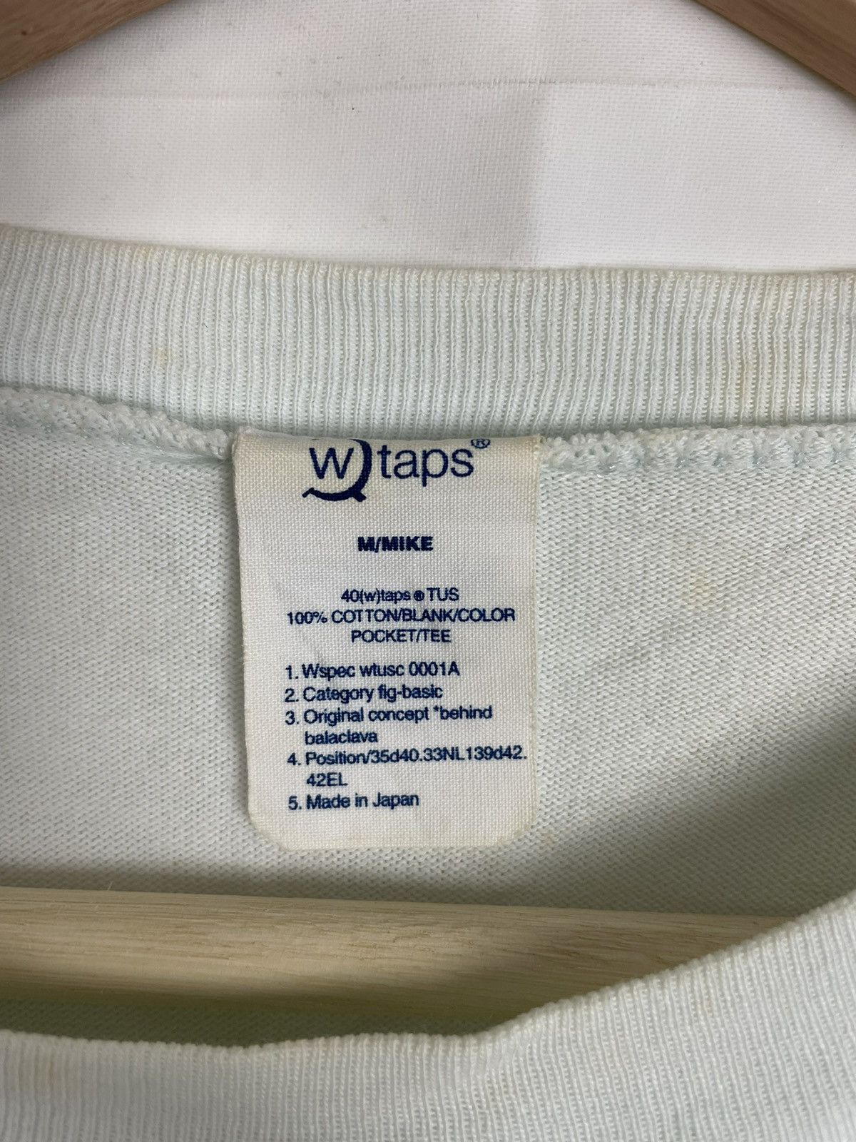 Wtaps WTAPS MIKE Pocket Tee Japan | Visualuparmed Archive Grail Size US M / EU 48-50 / 2 - 3 Thumbnail