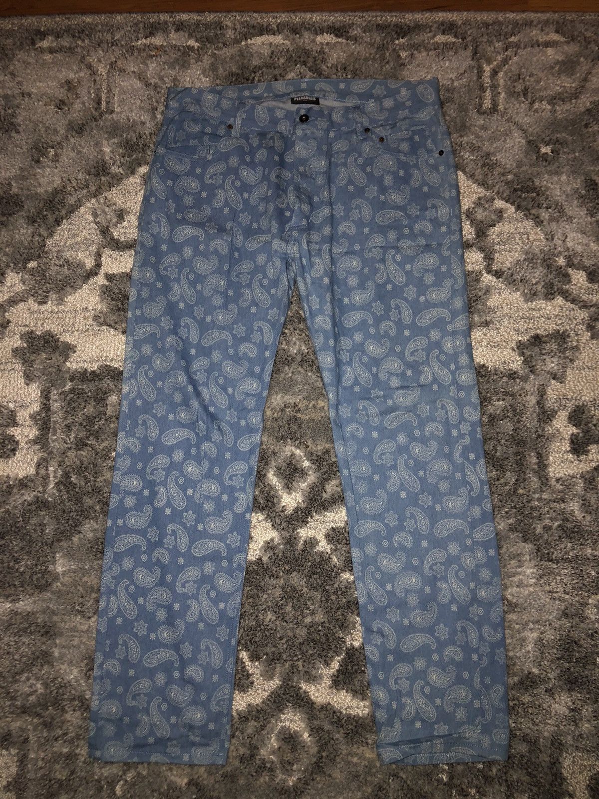 PAISLEY DENIM PANT