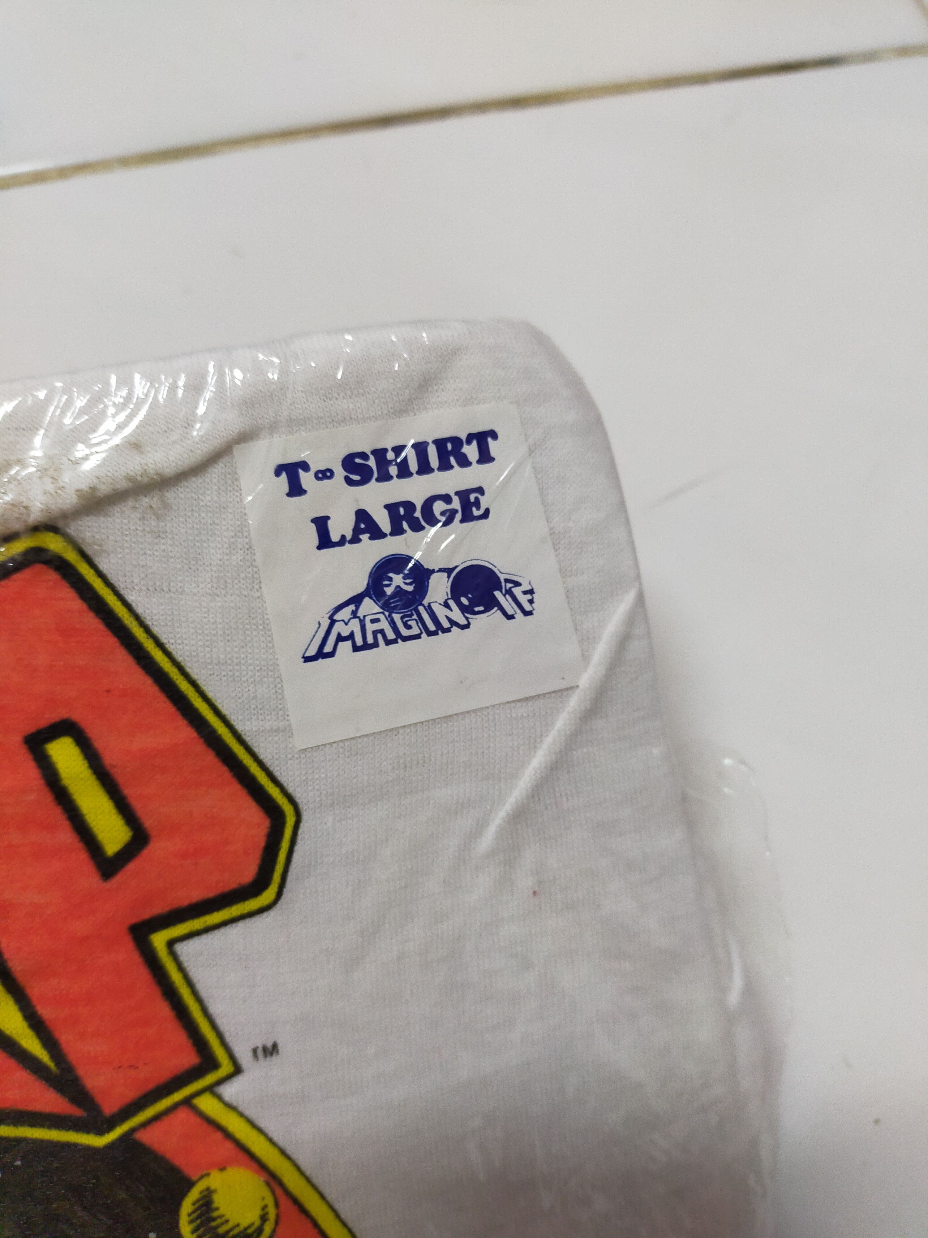 Vintage Rare Vintage New Old Stock Warp Animation T-Shirt Size L Size US L / EU 52-54 / 3 - 4 Thumbnail
