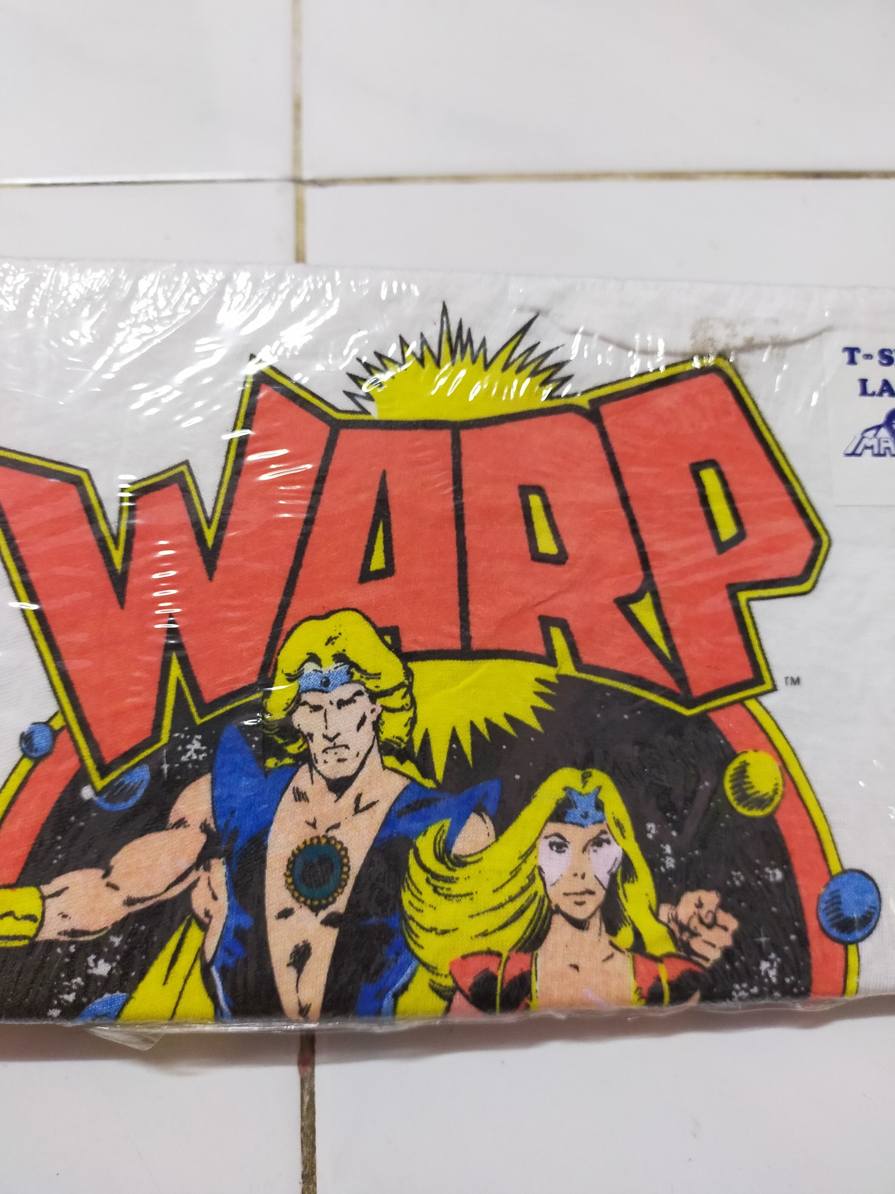 Vintage Rare Vintage New Old Stock Warp Animation T-Shirt Size L Size US L / EU 52-54 / 3 - 1 Thumbnail