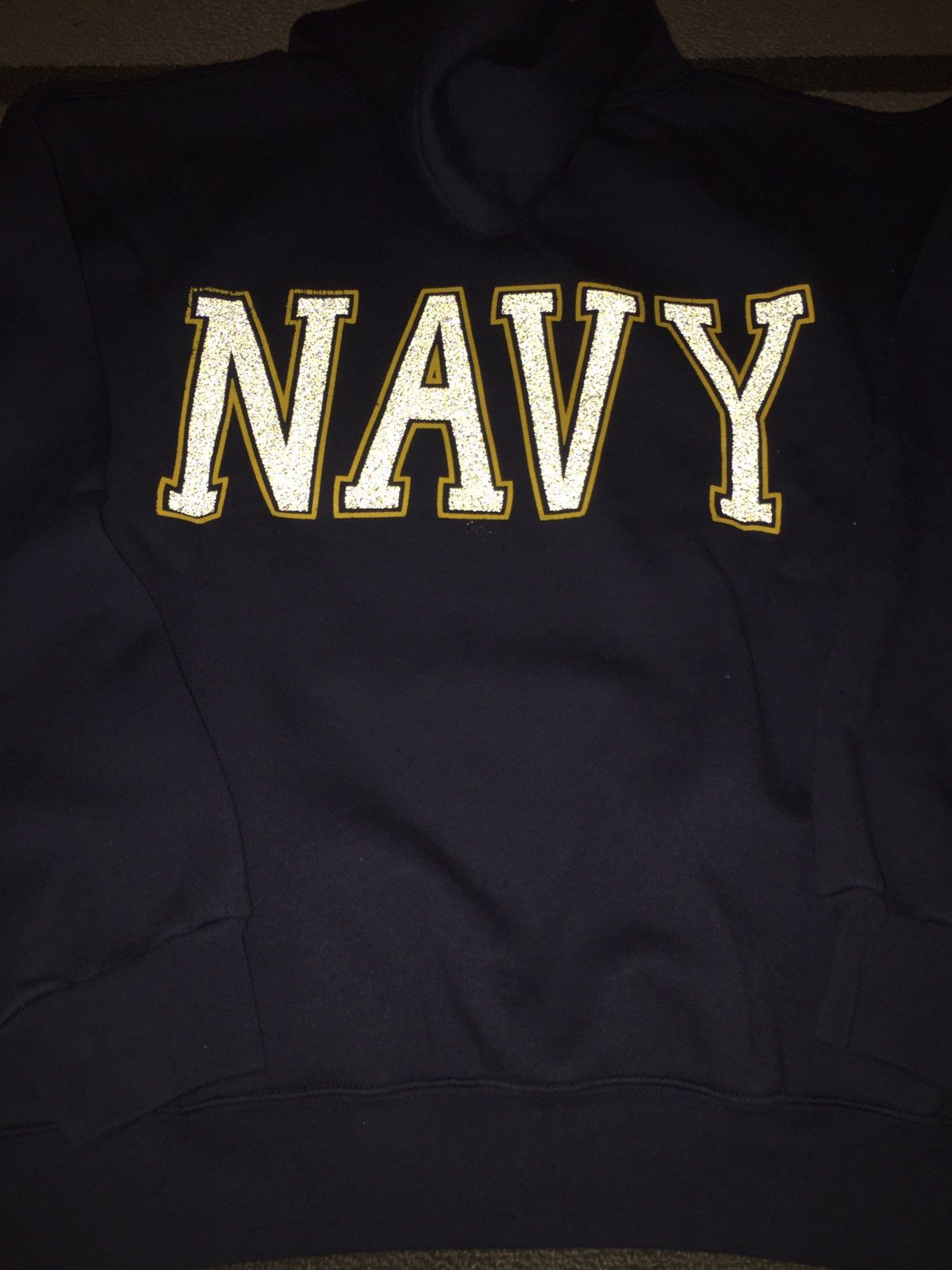 Vintage 90s US Navy Hoodie Worn By Jerry Lorenzo Size US S / EU 44-46 / 1 - 6 Thumbnail