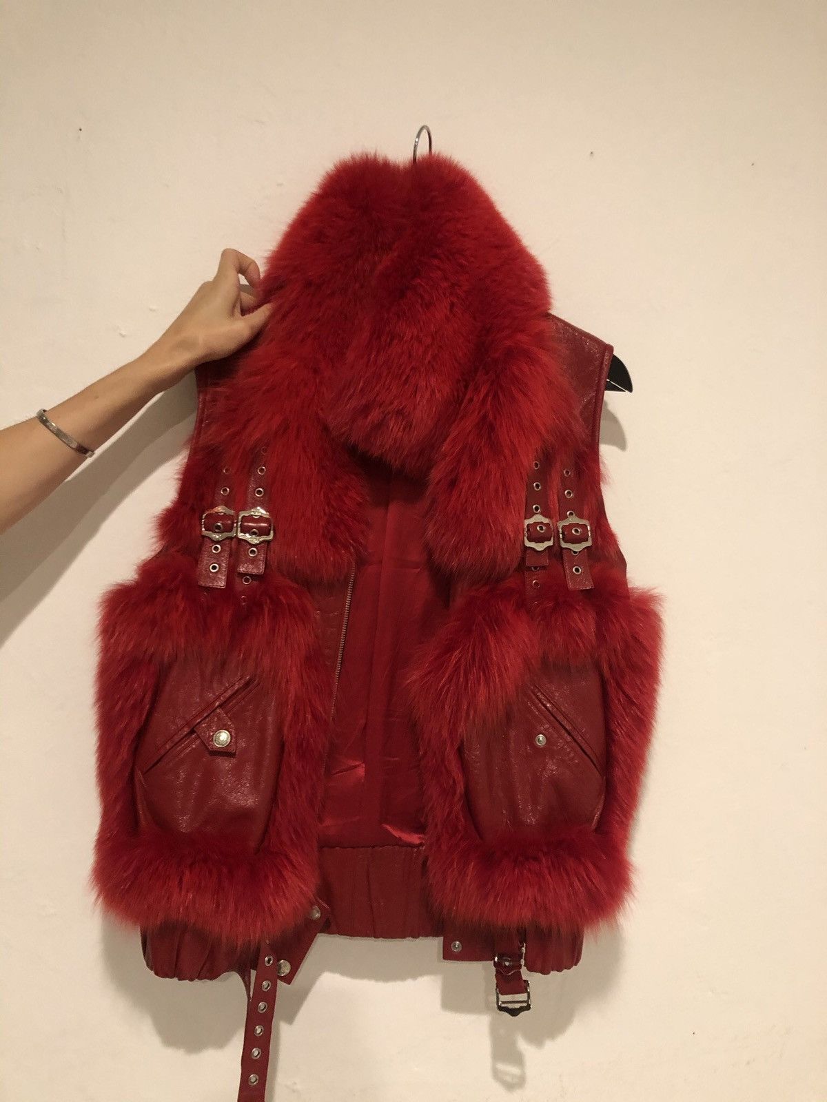 Dior real fur vest
