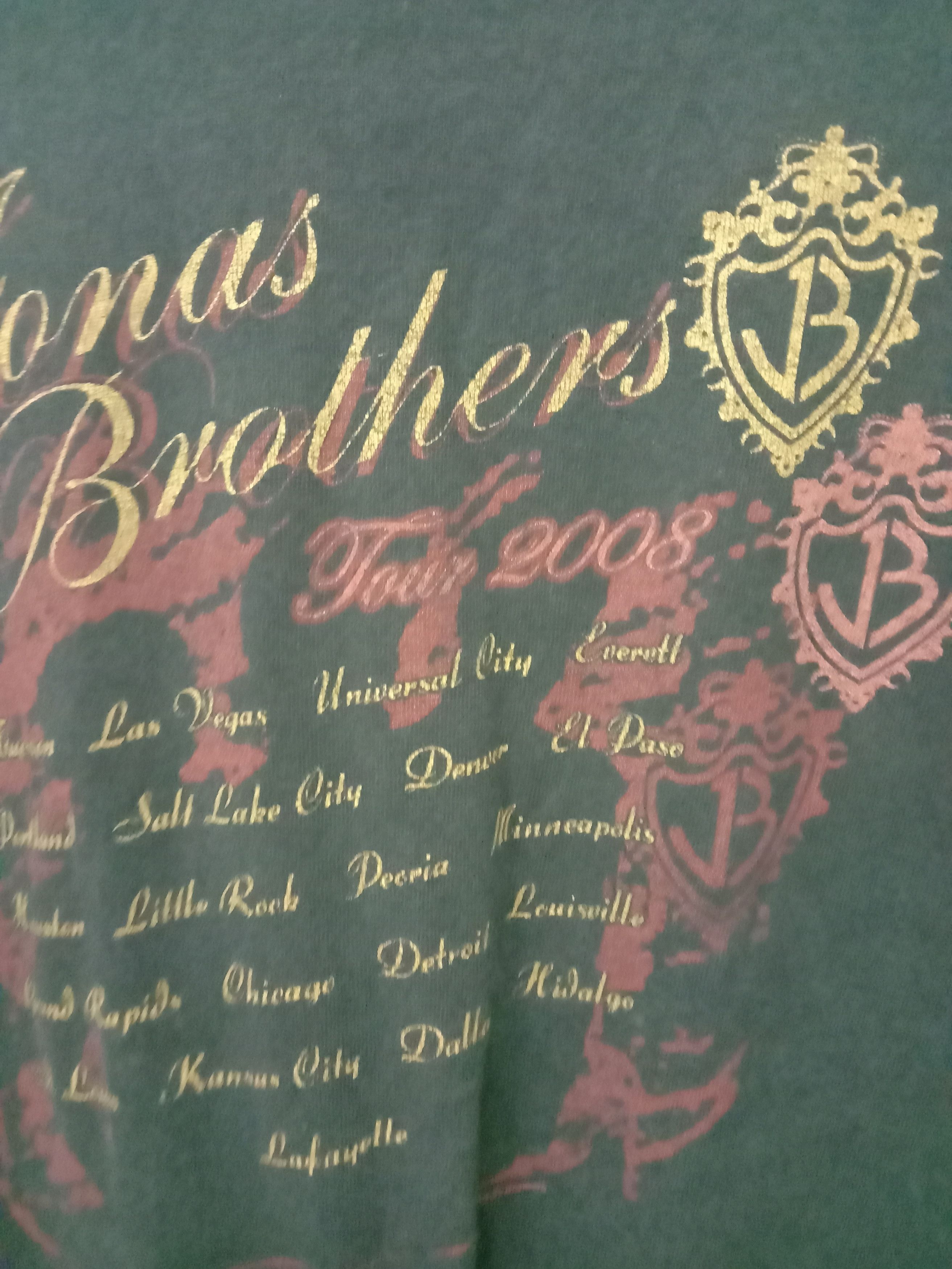 Band Tees Vintage 2007s jonas brothers tee Size US M / EU 48-50 / 2 - 4 Thumbnail
