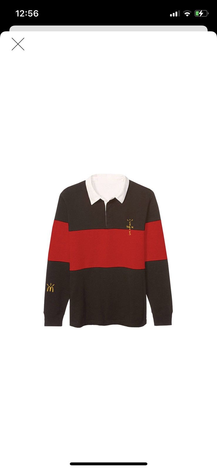 ウェア Travis Scott x McDonald's Rugby Polo Travis Scott x