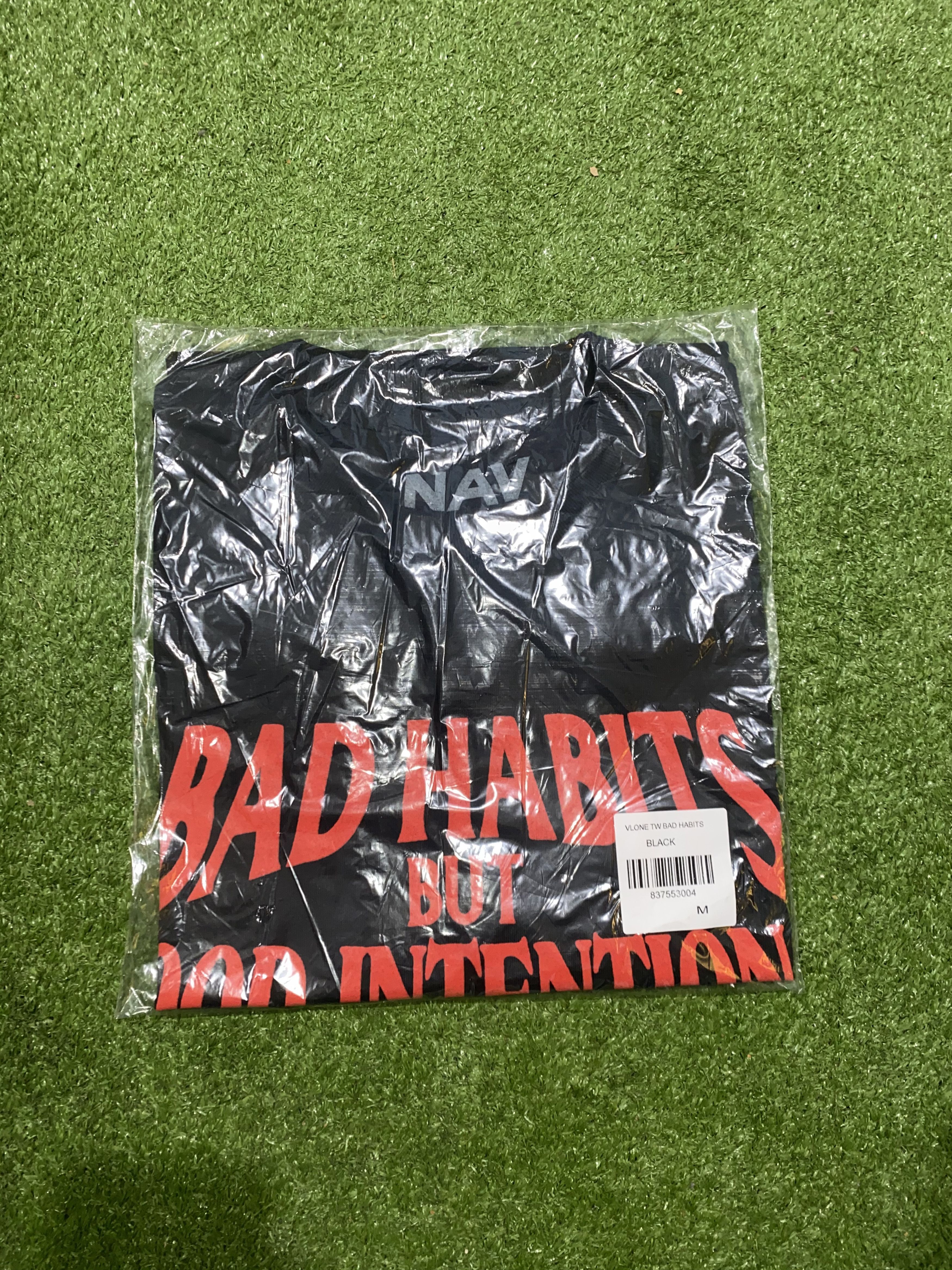Vlone Vlone NAV Bad Habits Album Tee Size Medium Brand New Size US M / EU 48-50 / 2 - 1 Thumbnail