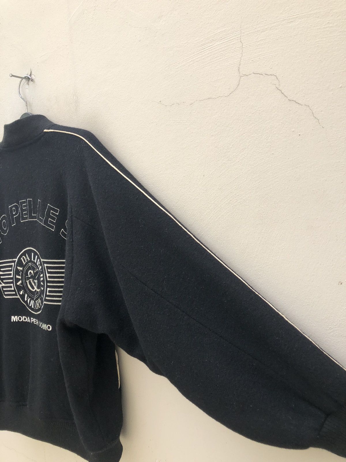 Vintage Vintage 90s NUOVO PELLE SPORT Wool Varsity Bomber Jacket Size US L / EU 52-54 / 3 - 3 Thumbnail