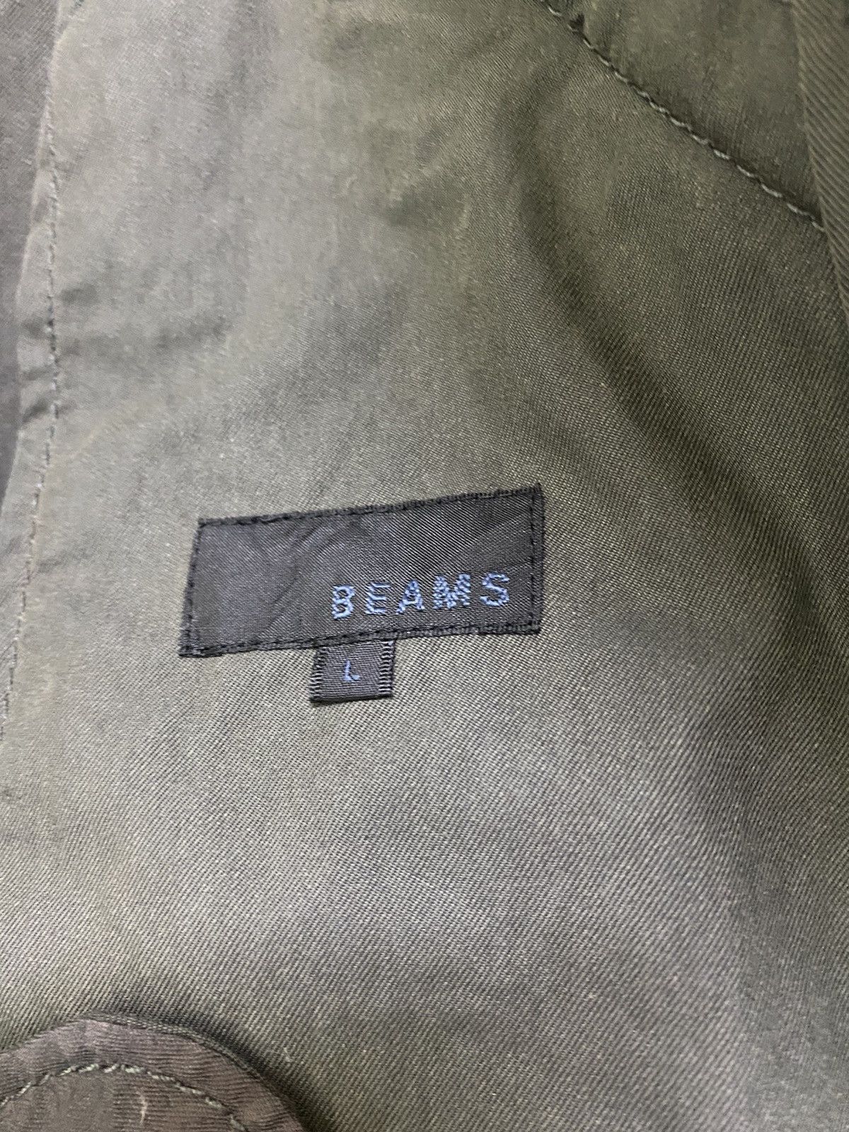 Beams Plus Beams Zipper Jacket High Collar Design Military Design Size US L / EU 52-54 / 3 - 3 Thumbnail