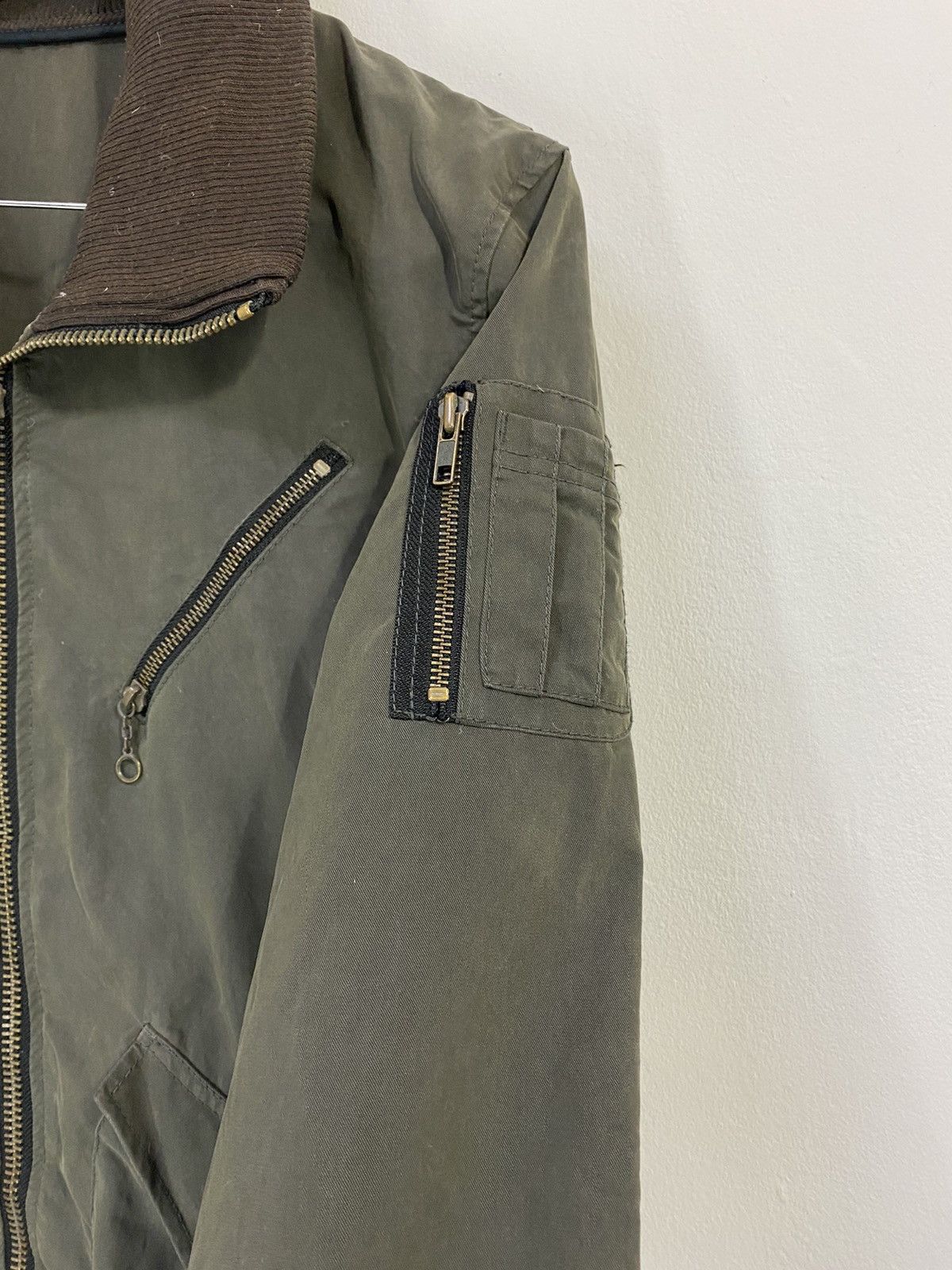 Beams Plus Beams Zipper Jacket High Collar Design Military Design Size US L / EU 52-54 / 3 - 6 Thumbnail